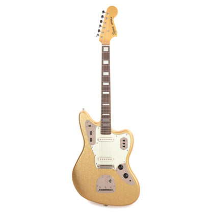 Squier Classic Vibe '70s Jaguar Gold Sparkle Electric Guitars / Solid Body