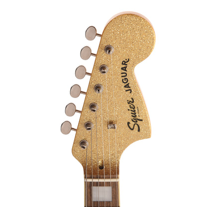Squier Classic Vibe '70s Jaguar Gold Sparkle Electric Guitars / Solid Body