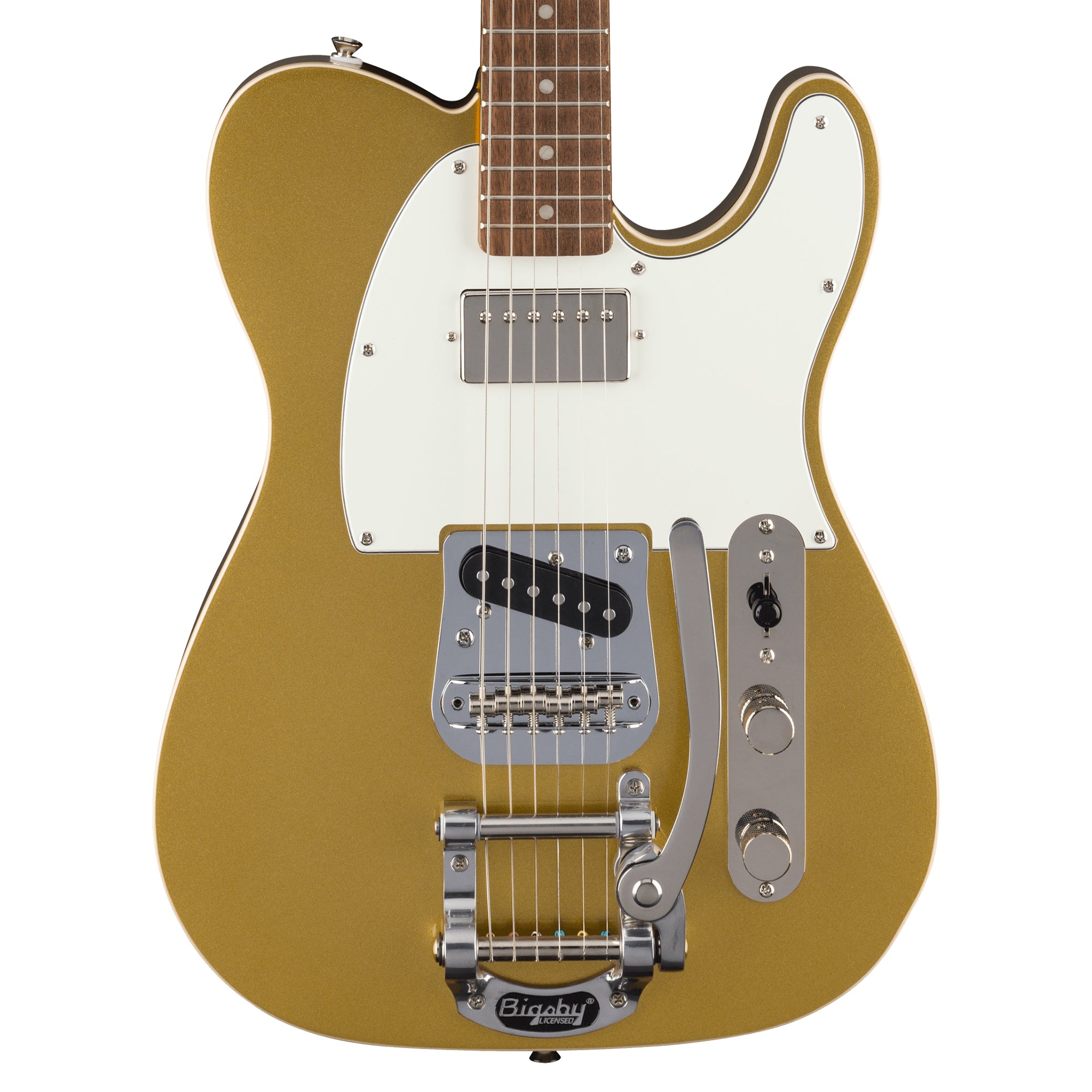 Squier Classic Vibe Custom Telecaster SH Aztec Gold w/Bigsby Electric Guitars / Solid Body