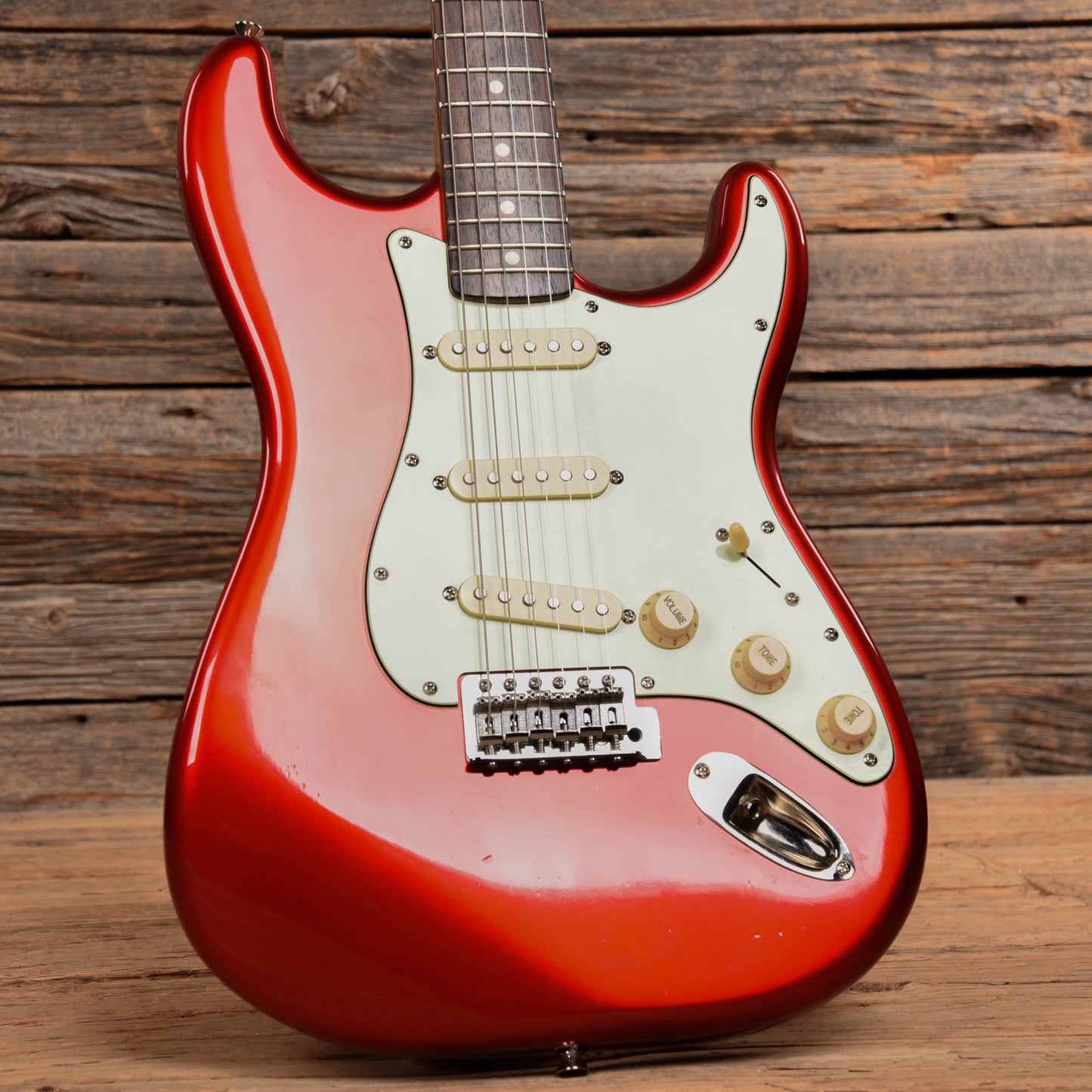 Squier Classic Vibe Stratocaster 60's Candy Apple Red 2009 Electric Guitars / Solid Body