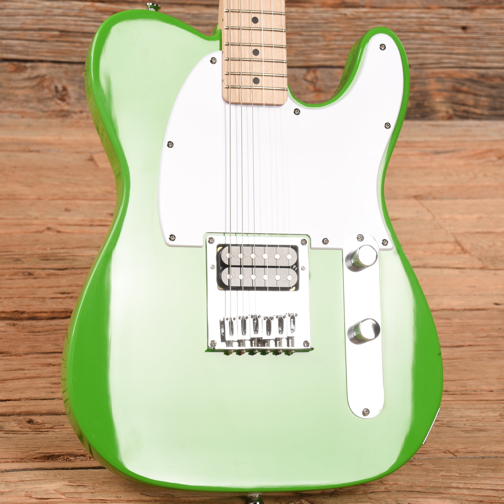 Squier Esquire H Green 2023 Electric Guitars / Solid Body