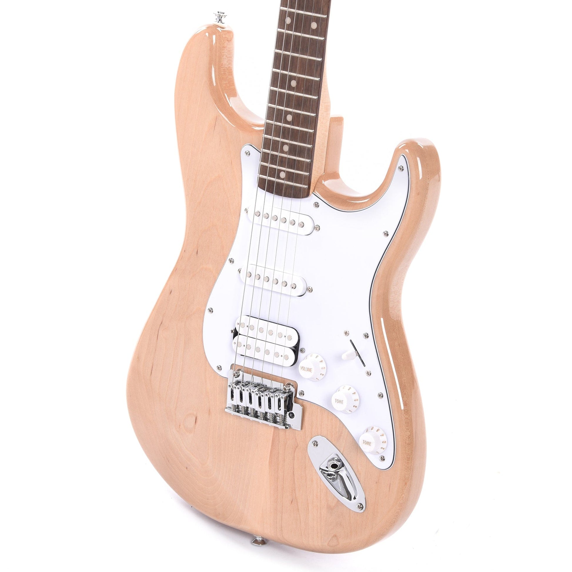 Squier FSR Affinity Series Stratocaster HSS Natural Electric Guitars / Solid Body