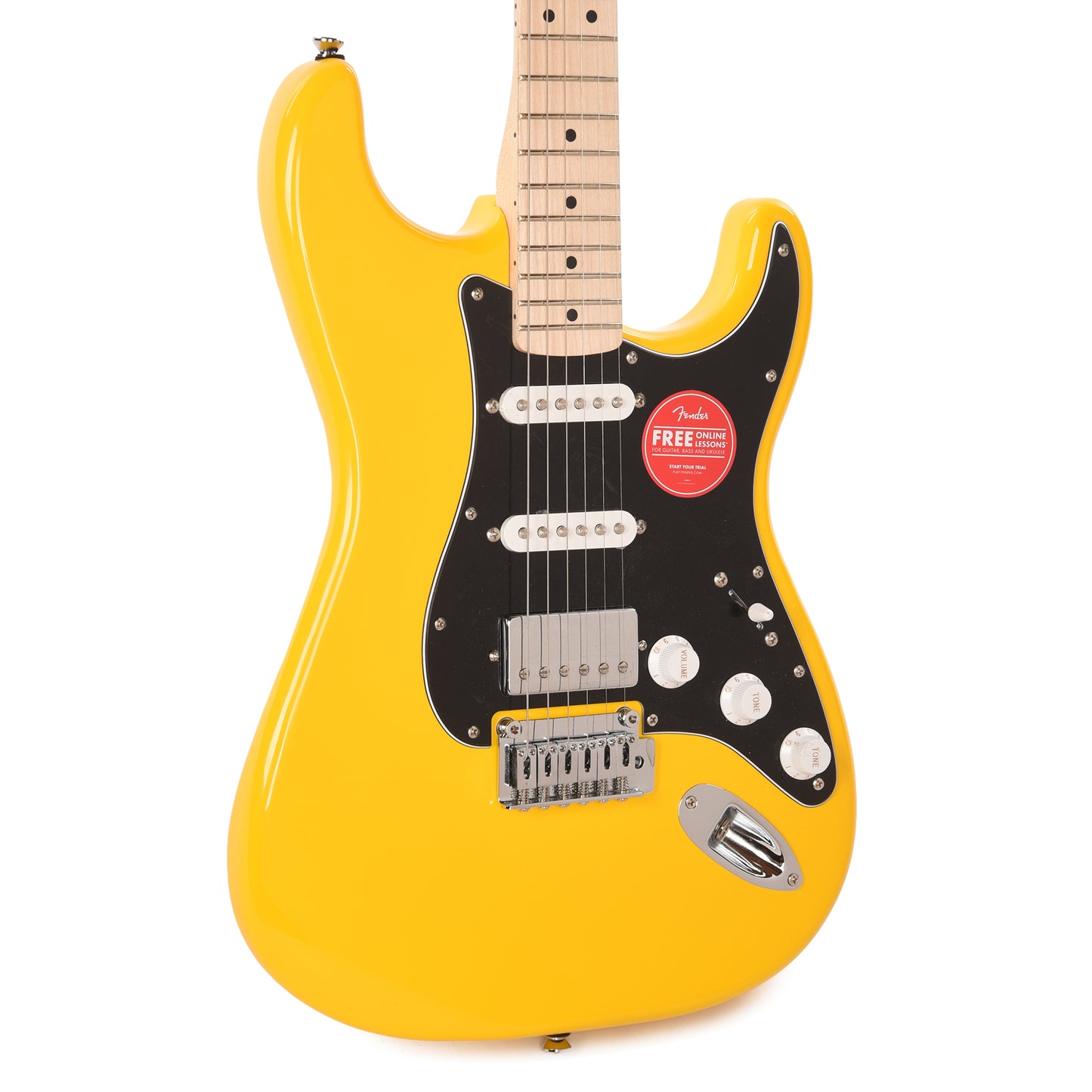 Squier FSR Affinity Stratocaster HSS Graffiti Yellow Electric Guitars / Solid Body
