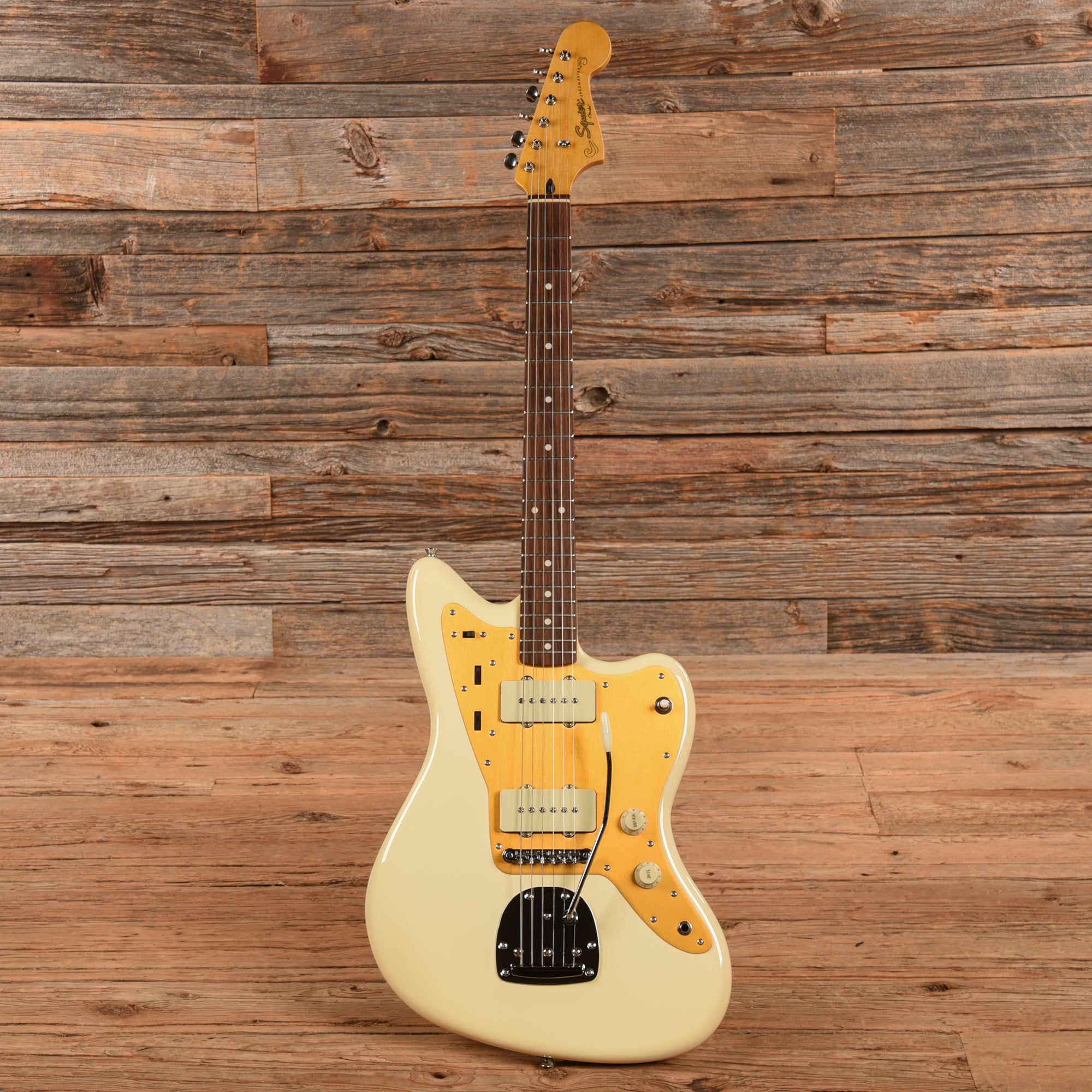 Squier J Mascis Jazzmaster Vintage White 2017 Electric Guitars / Solid Body