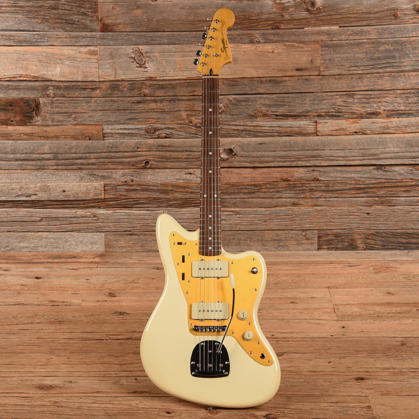 Squier J Mascis Jazzmaster Vintage White 2017 Electric Guitars / Solid Body
