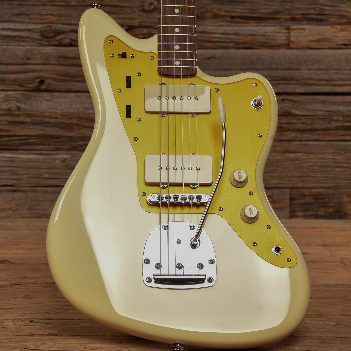 Squier J Mascis Jazzmaster Vintage White 2017 Electric Guitars / Solid Body