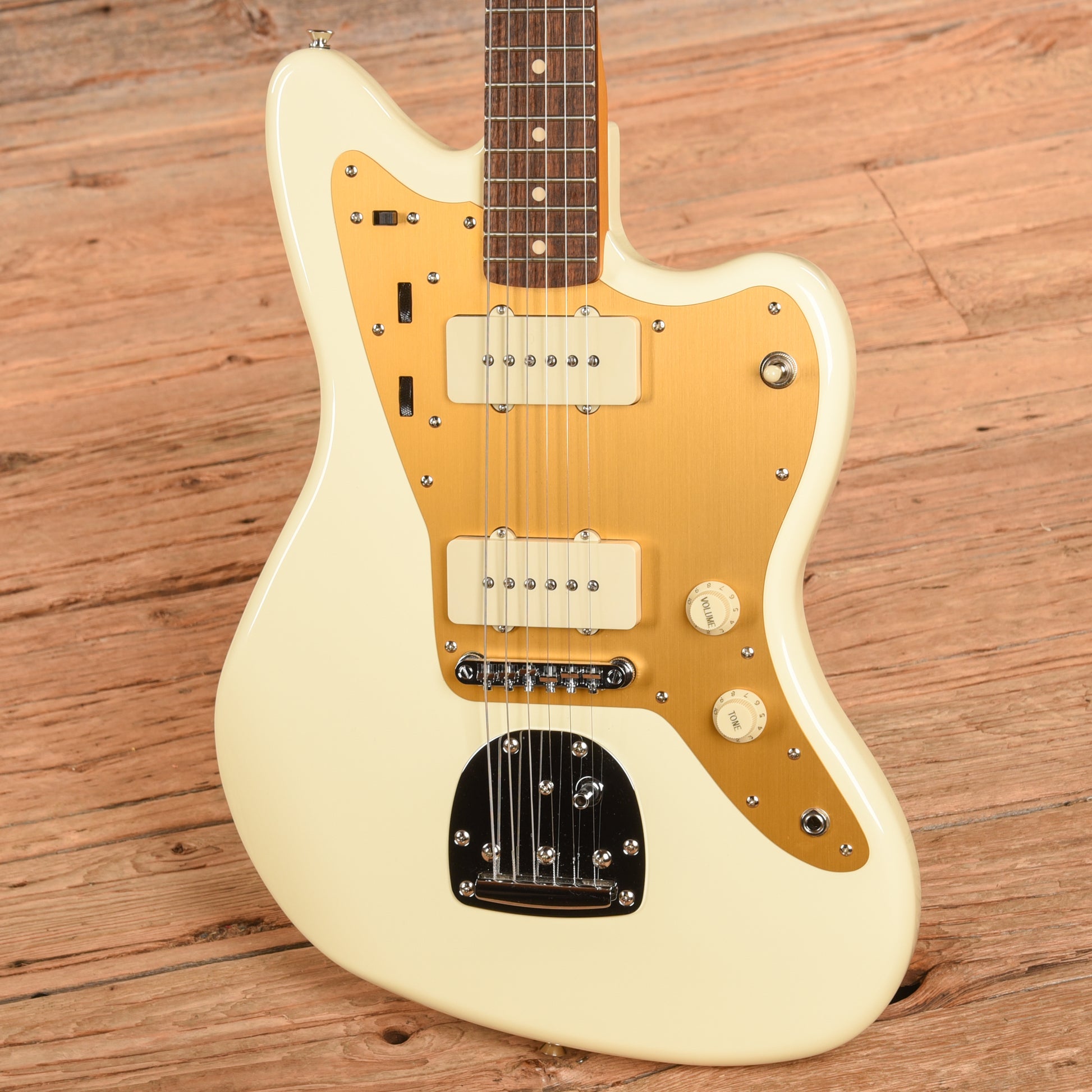 Squier J Mascis Jazzmaster Vintage White Electric Guitars / Solid Body