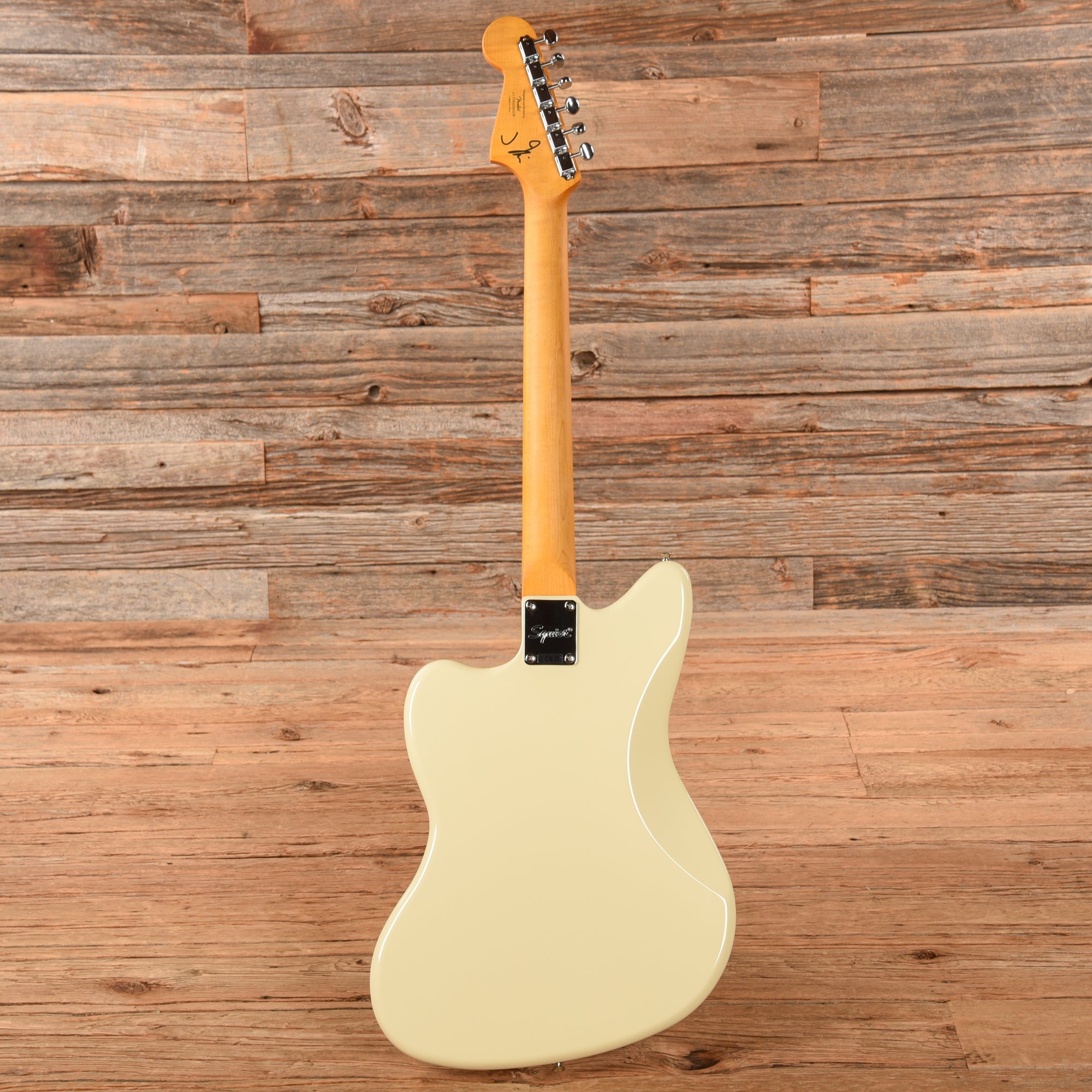 Squier J Mascis Jazzmaster Vintage White Electric Guitars / Solid Body