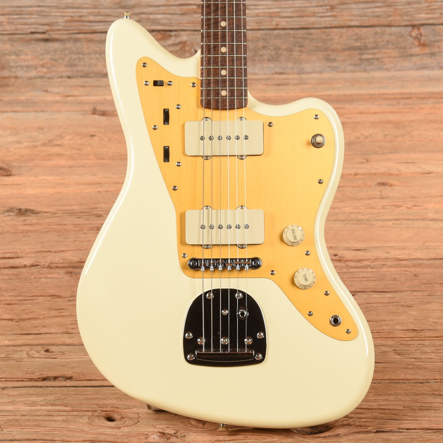 Squier J Mascis Jazzmaster Vintage White Electric Guitars / Solid Body