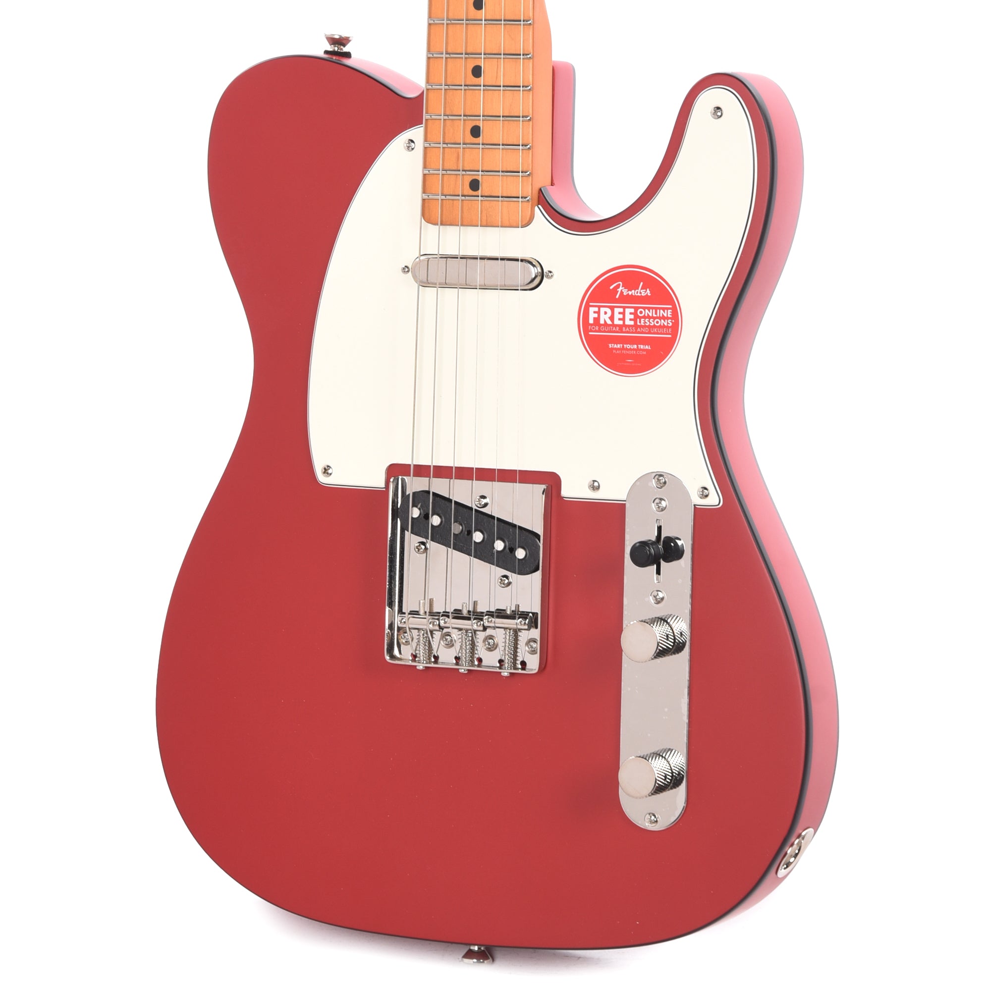 Squier Limited Edition Classic Vibe '60s Custom Telecaster Satin Dakota Red Electric Guitars / Solid Body