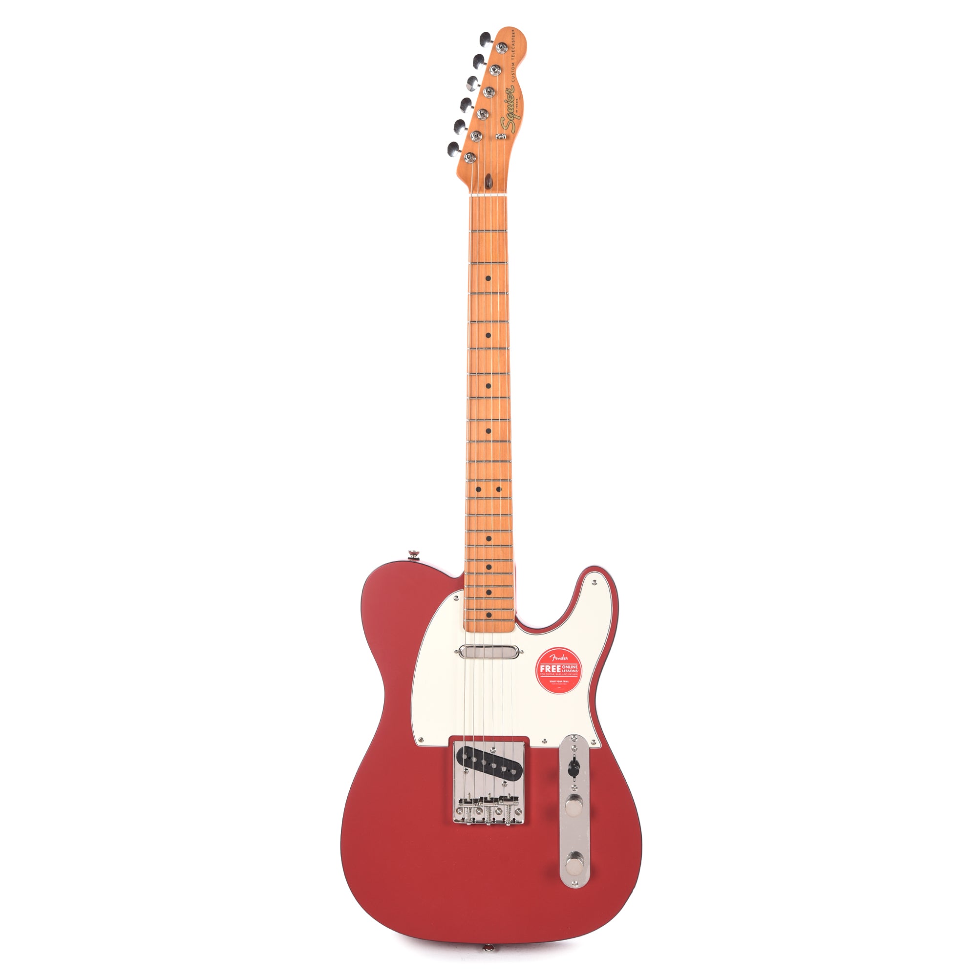 Squier Limited Edition Classic Vibe '60s Custom Telecaster Satin Dakota Red Electric Guitars / Solid Body