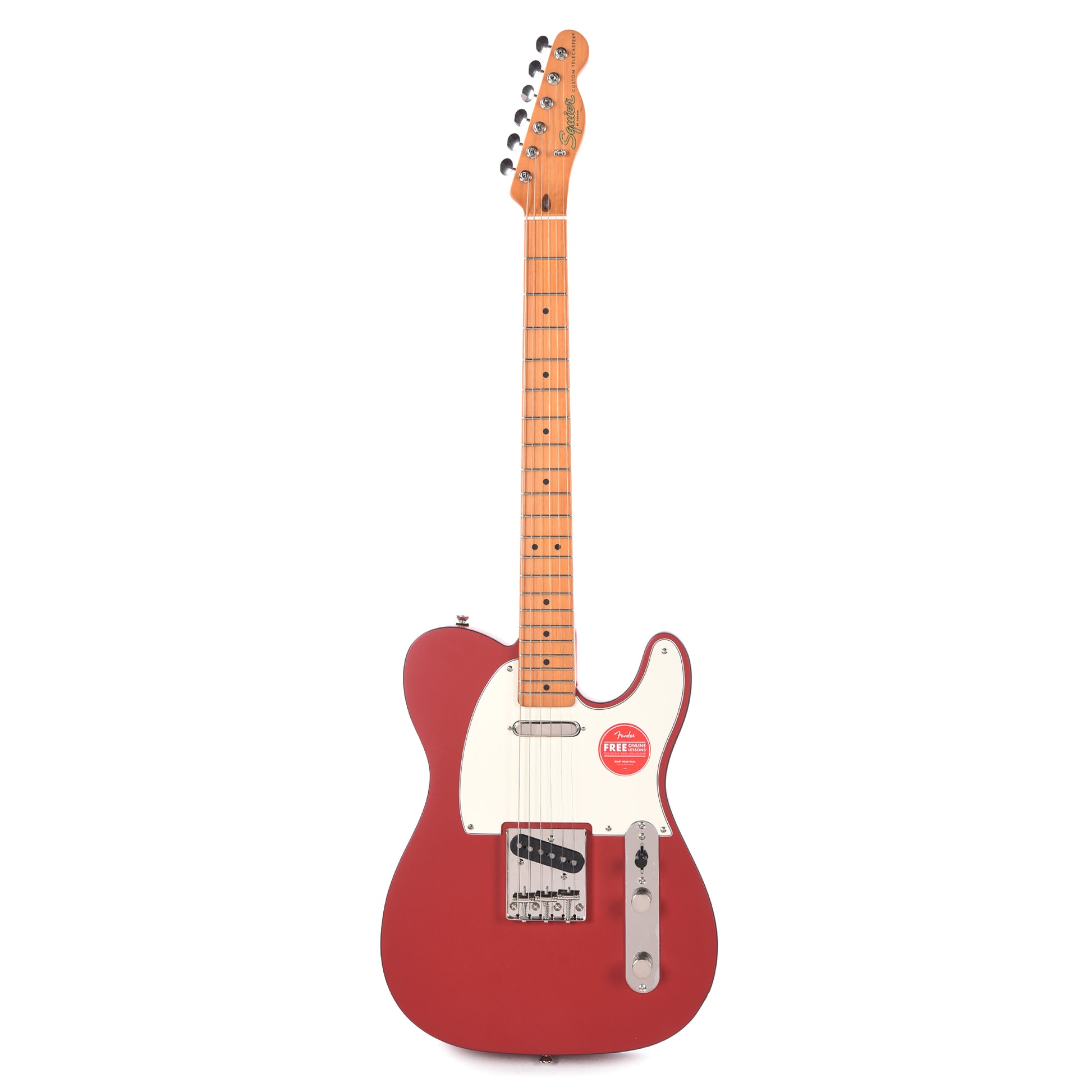 Squier Limited Edition Classic Vibe '60s Custom Telecaster Satin Dakota Red Electric Guitars / Solid Body