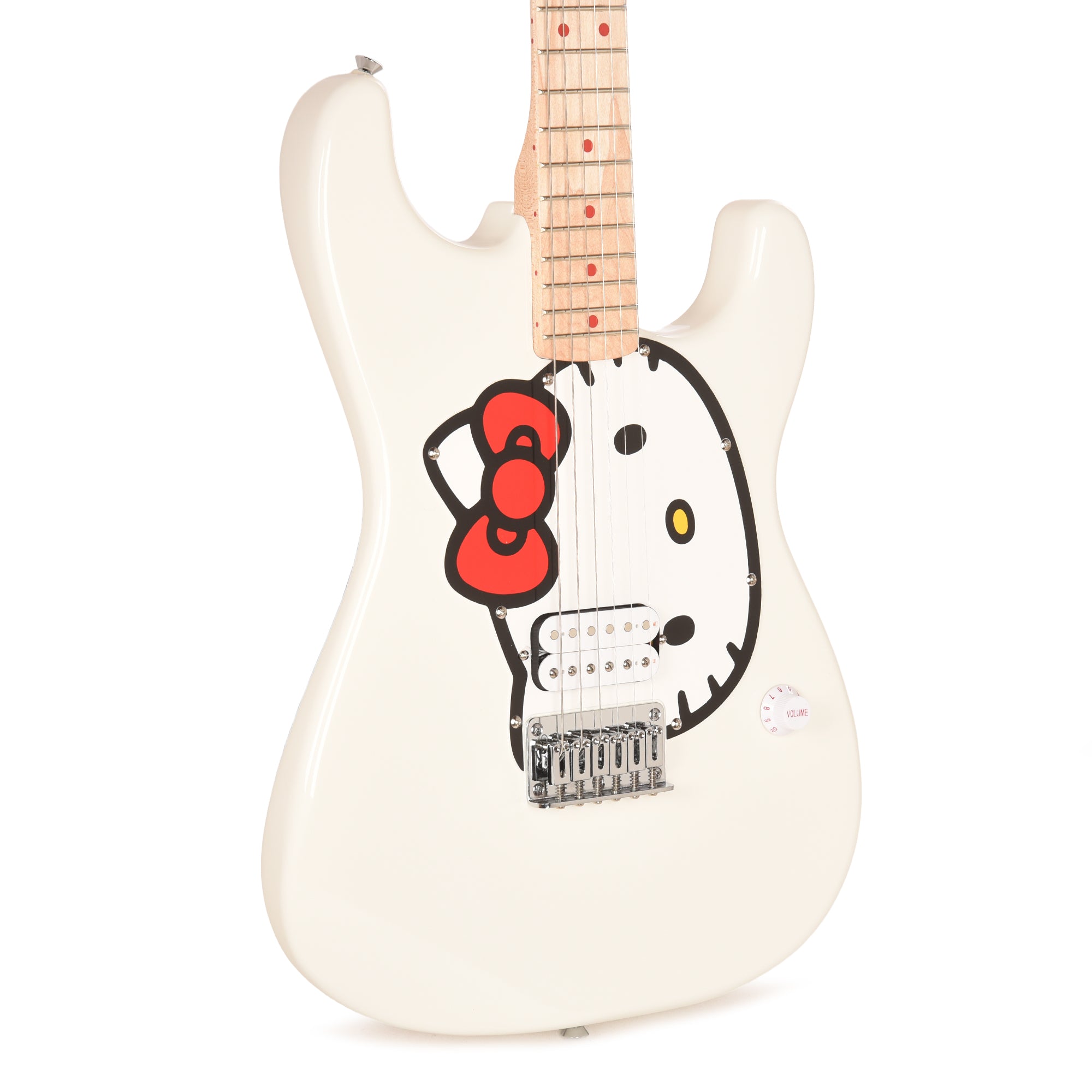 Squier Limited Edition Fender x Hello Kitty White Stratocaster White Electric Guitars / Solid Body