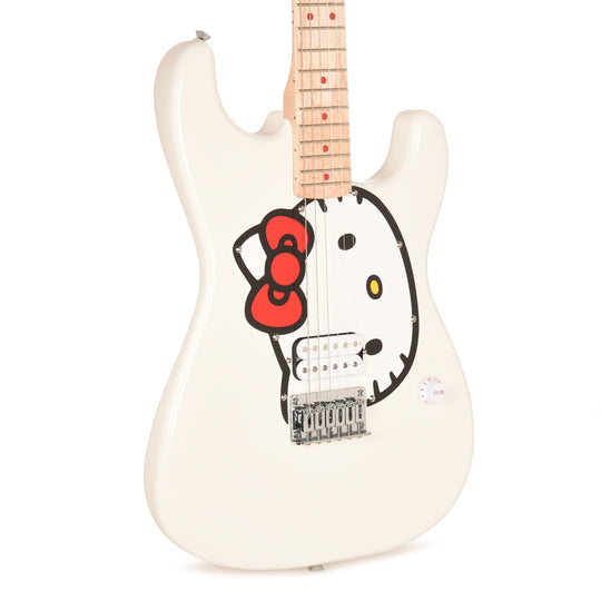 Squier Limited Edition Fender x Hello Kitty White Stratocaster White Electric Guitars / Solid Body