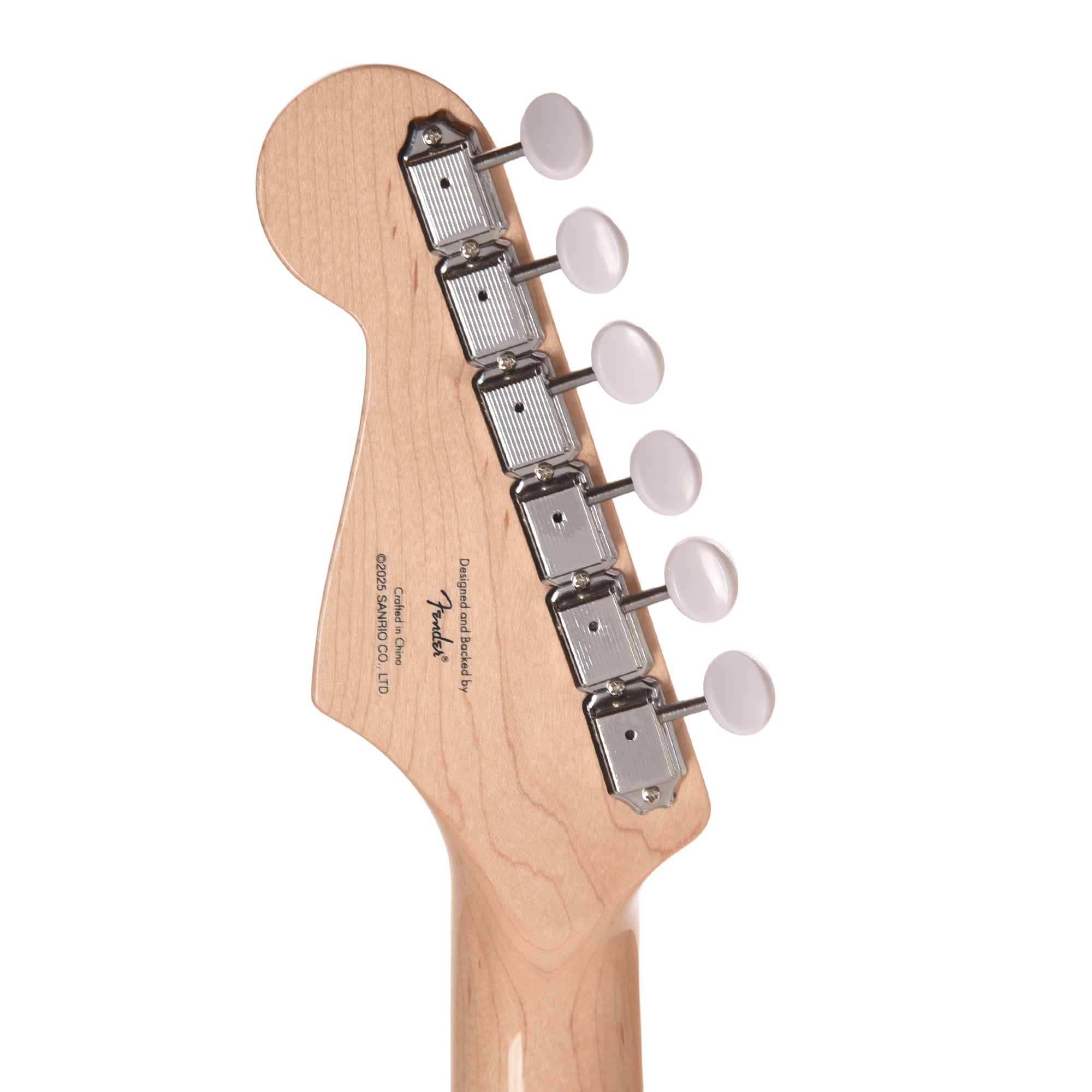 Squier Limited Edition Fender x Hello Kitty White Stratocaster White Electric Guitars / Solid Body