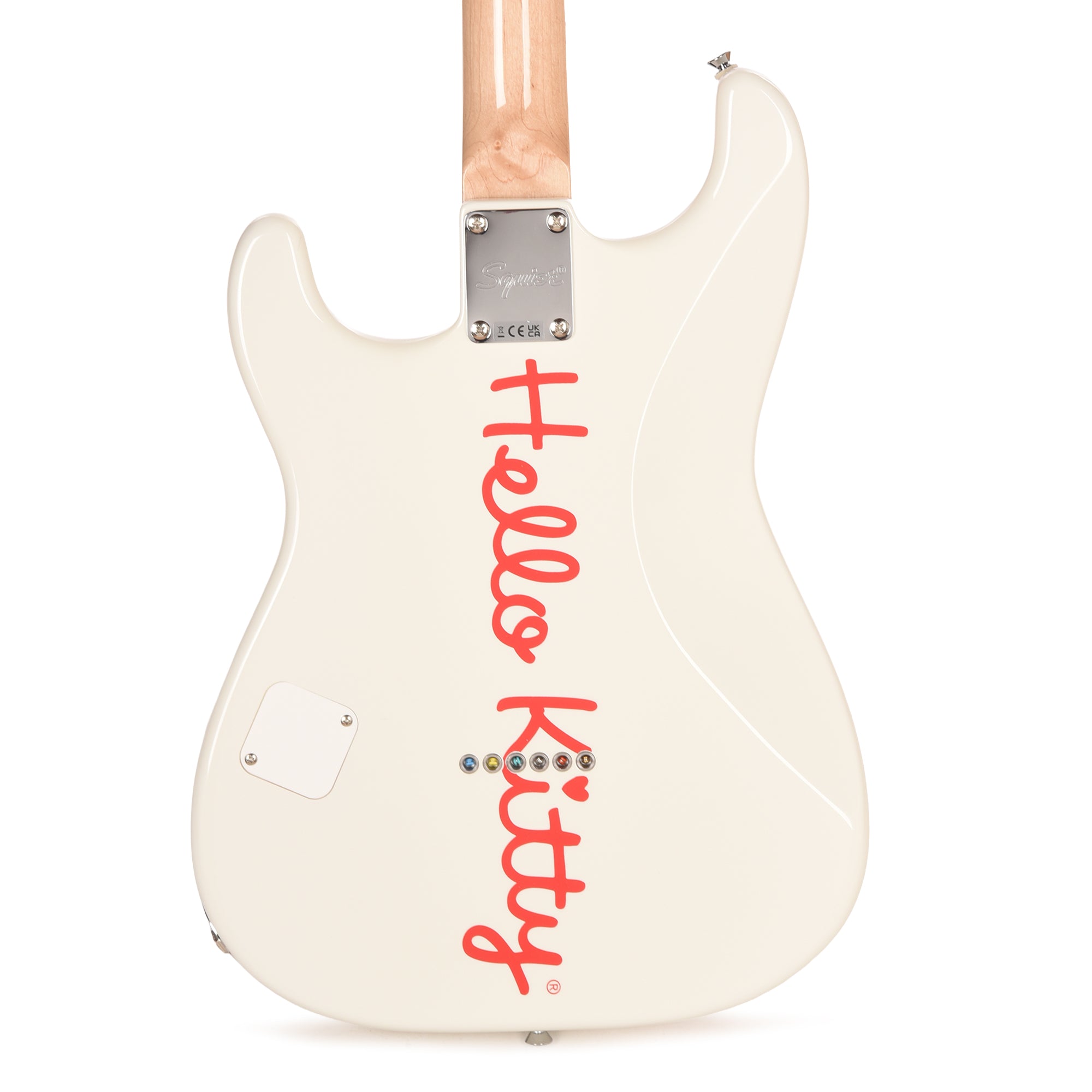 Squier Limited Edition Fender x Hello Kitty White Stratocaster White Electric Guitars / Solid Body