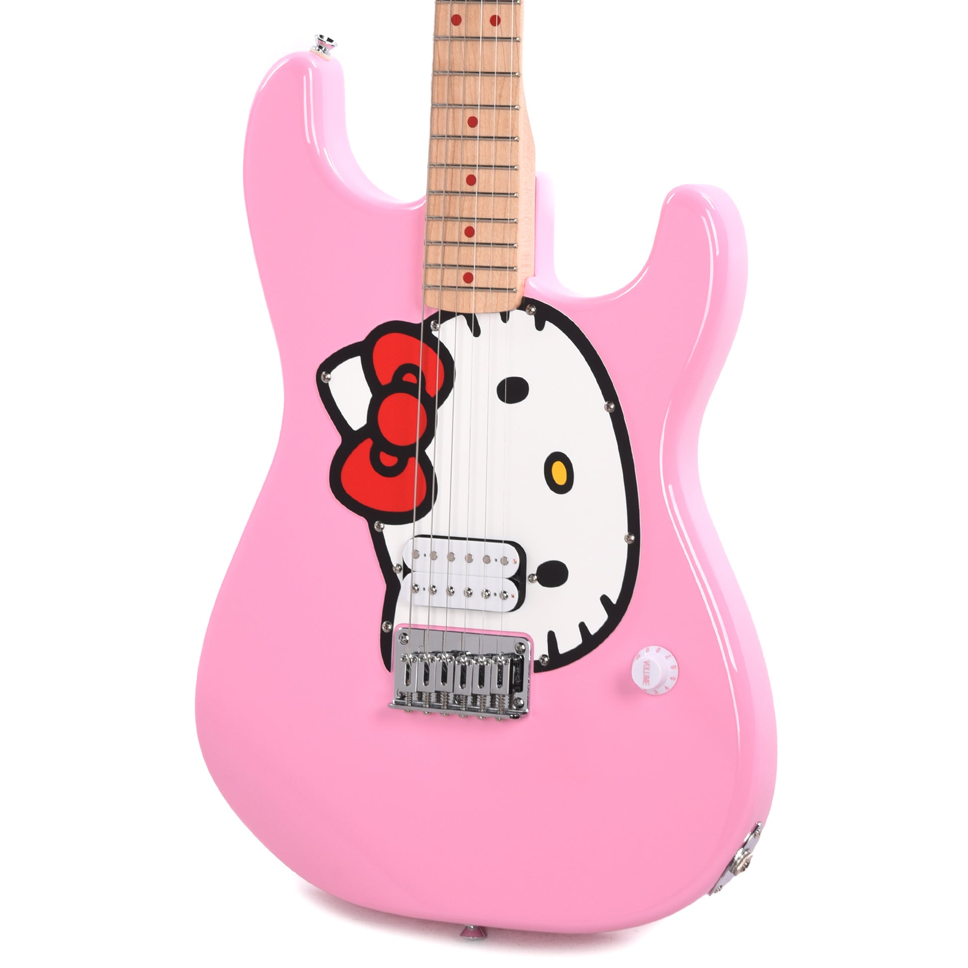 Squier Limited Edition Hello Kitty Stratocaster Pink Electric Guitars / Solid Body