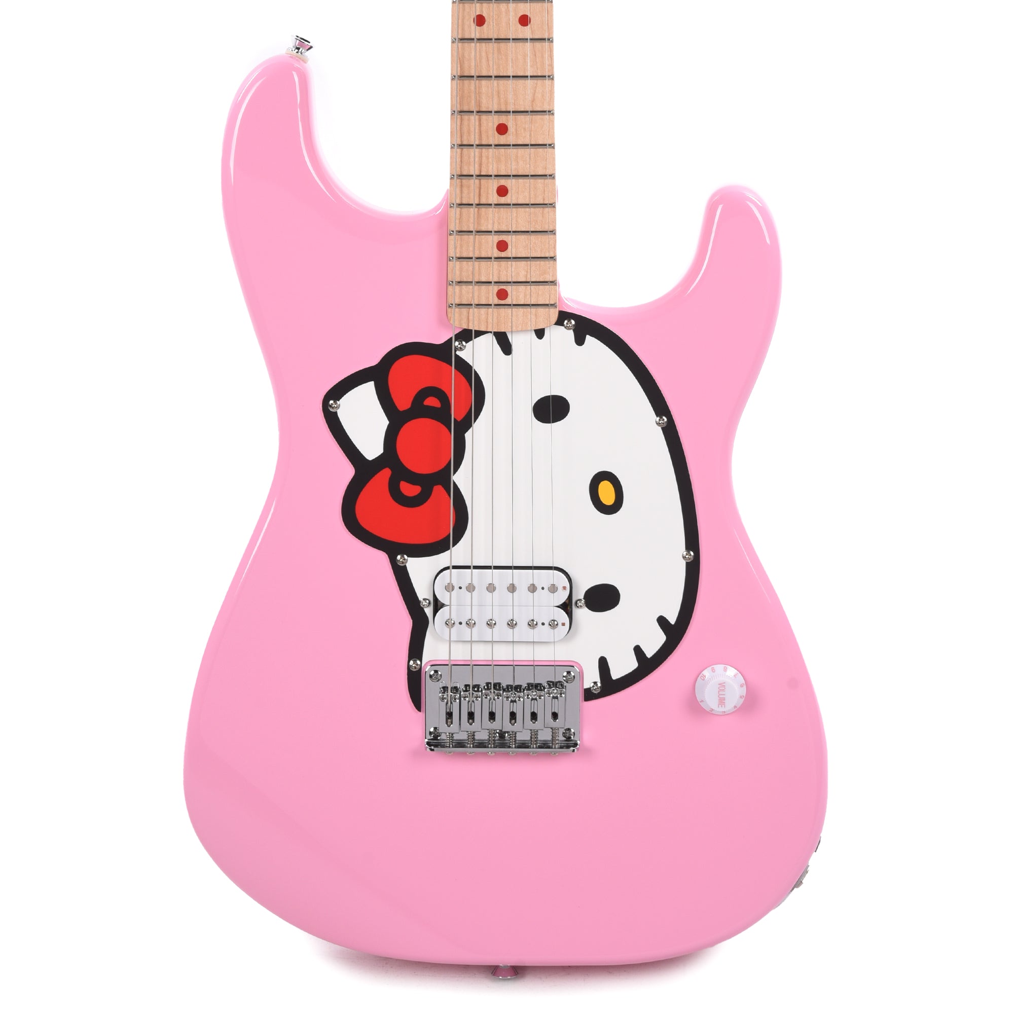 Squier Limited Edition Hello Kitty Stratocaster Pink Electric Guitars / Solid Body