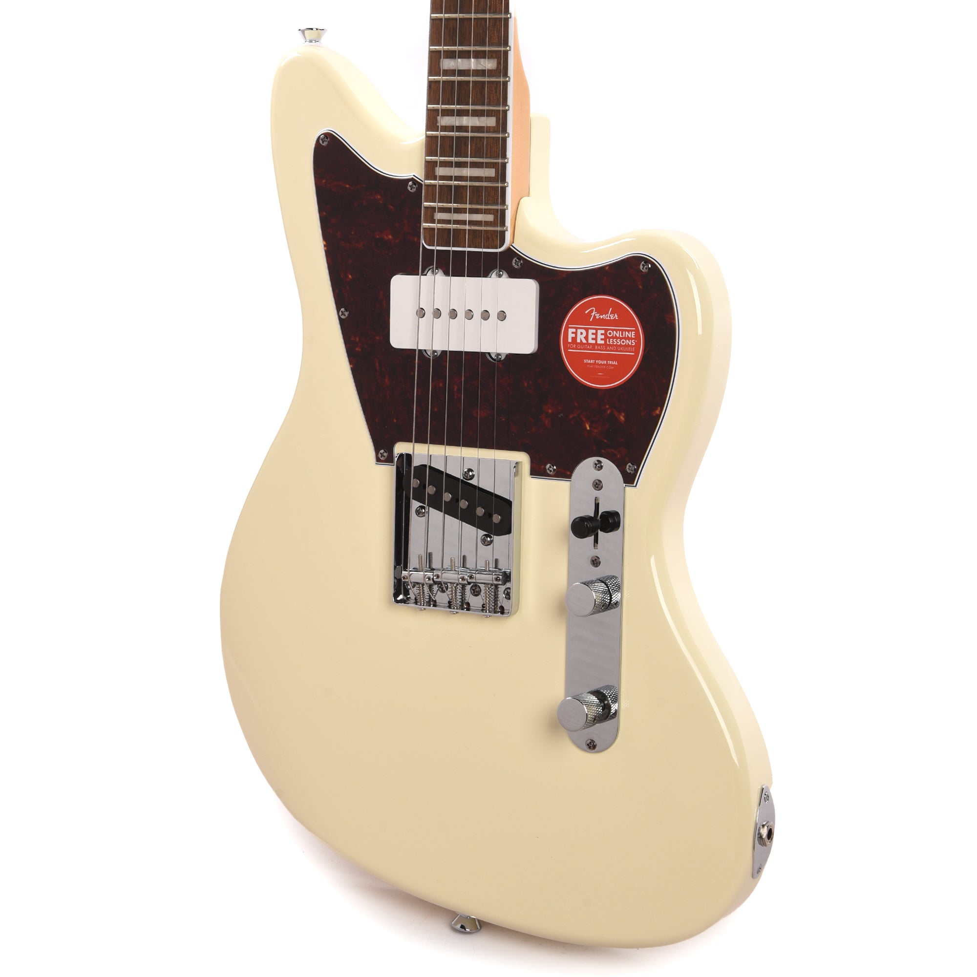 Squier Limited Edition Paranormal Offset Telecaster SJ Olympic White Electric Guitars / Solid Body