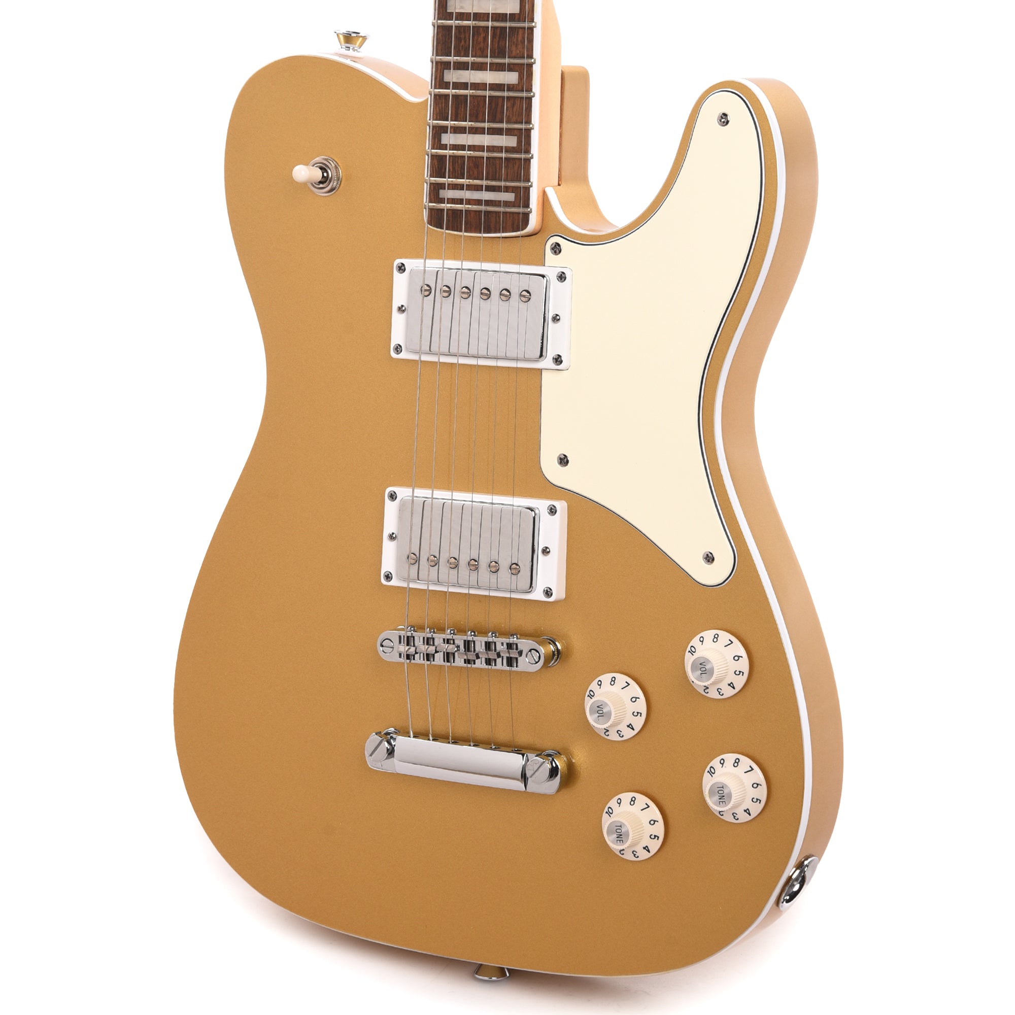 Squier Limited Edition Paranormal Troublemaker Telecaster Deluxe Aztec Gold Electric Guitars / Solid Body