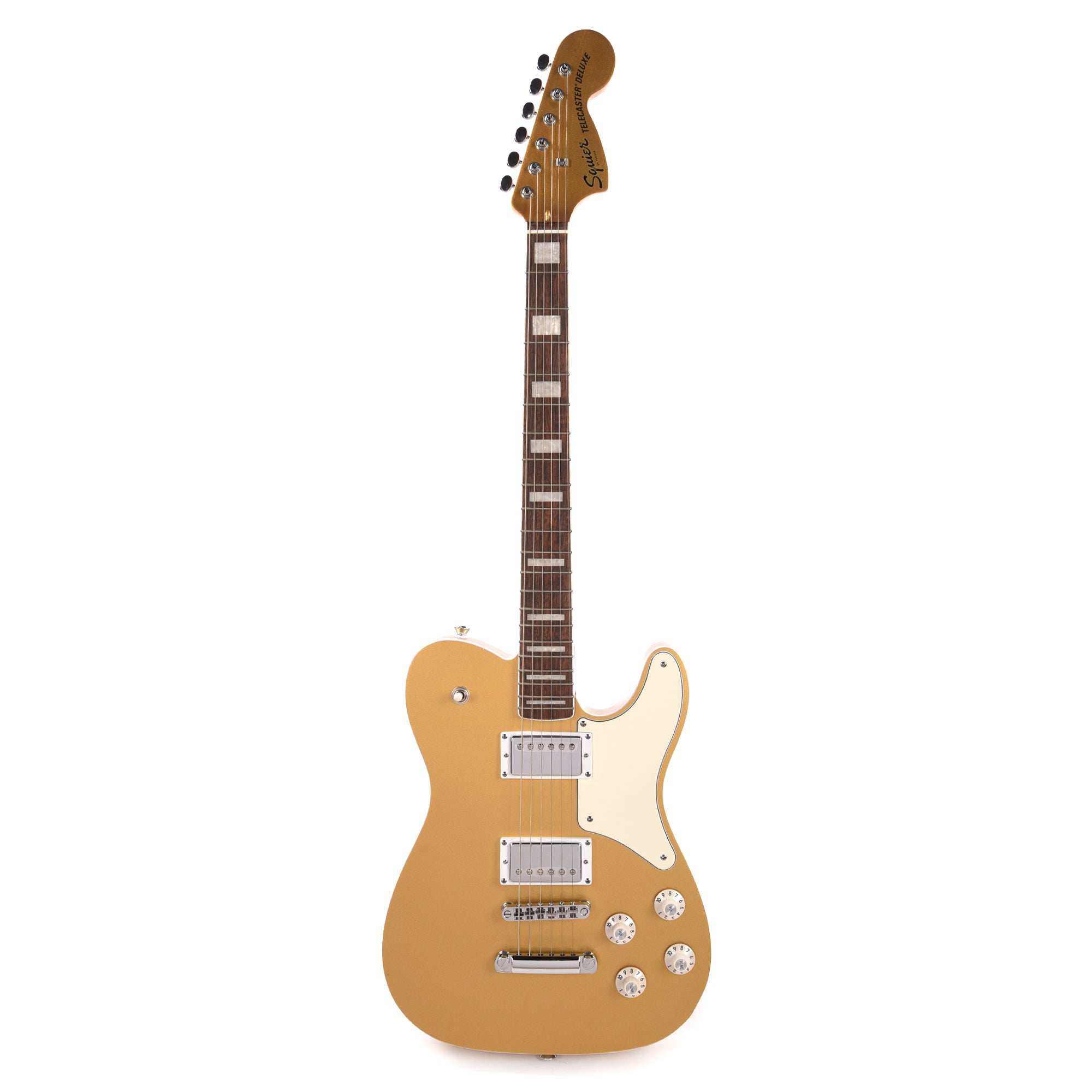 Squier Limited Edition Paranormal Troublemaker Telecaster Deluxe Aztec Gold Electric Guitars / Solid Body
