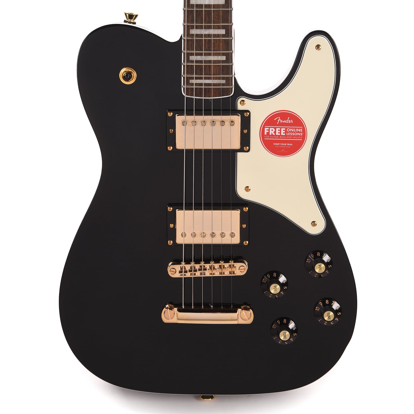 Squier Limited Edition Paranormal Troublemaker Telecaster Deluxe Black Electric Guitars / Solid Body