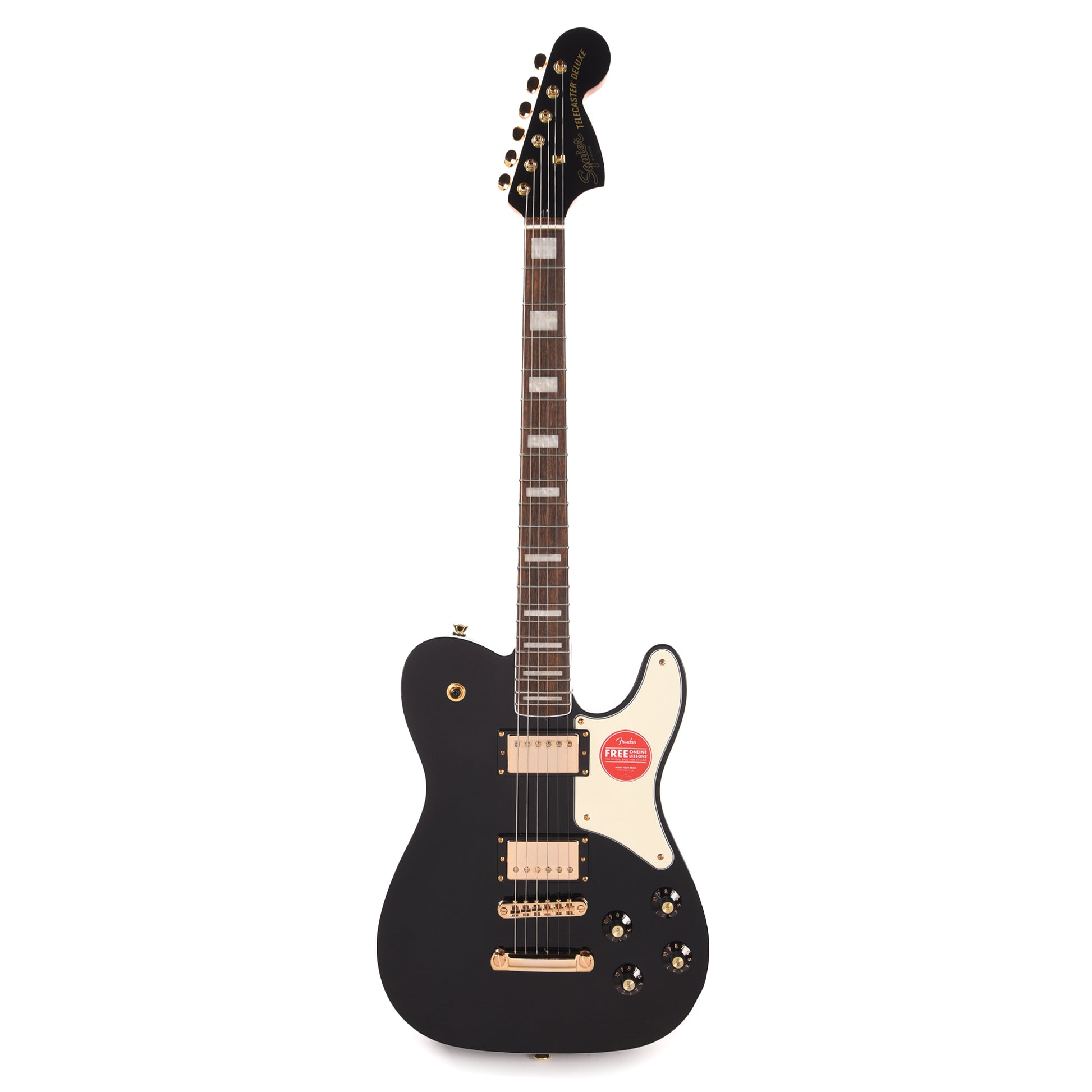 Squier Limited Edition Paranormal Troublemaker Telecaster Deluxe Black Electric Guitars / Solid Body