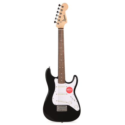 Squier Mini Stratocaster V2 Black Electric Guitars / Solid Body