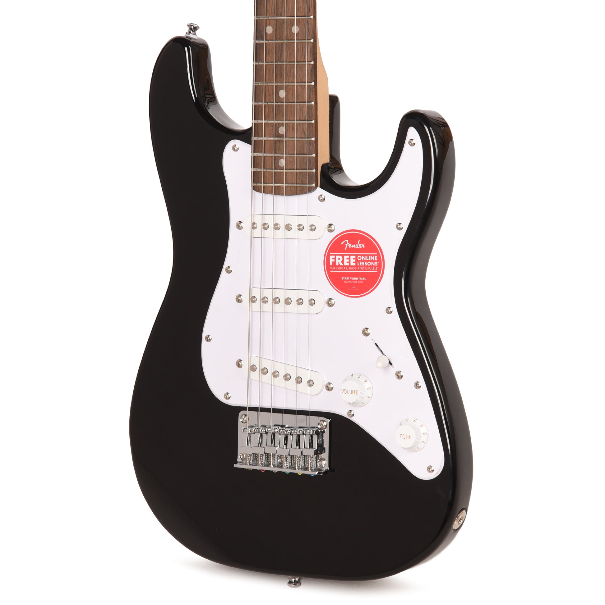 Squier Mini Stratocaster V2 Black Electric Guitars / Solid Body