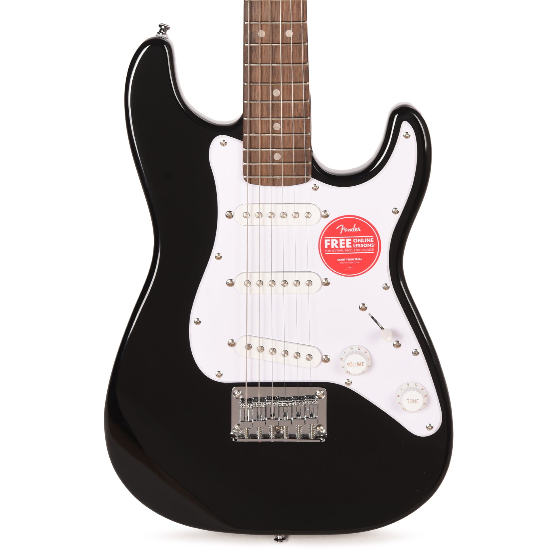 Squier Mini Stratocaster V2 Black Electric Guitars / Solid Body