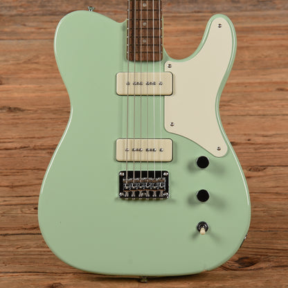 Squier Paranormal Baritone Cabronita Telecaster Surf Green 2021 Electric Guitars / Solid Body