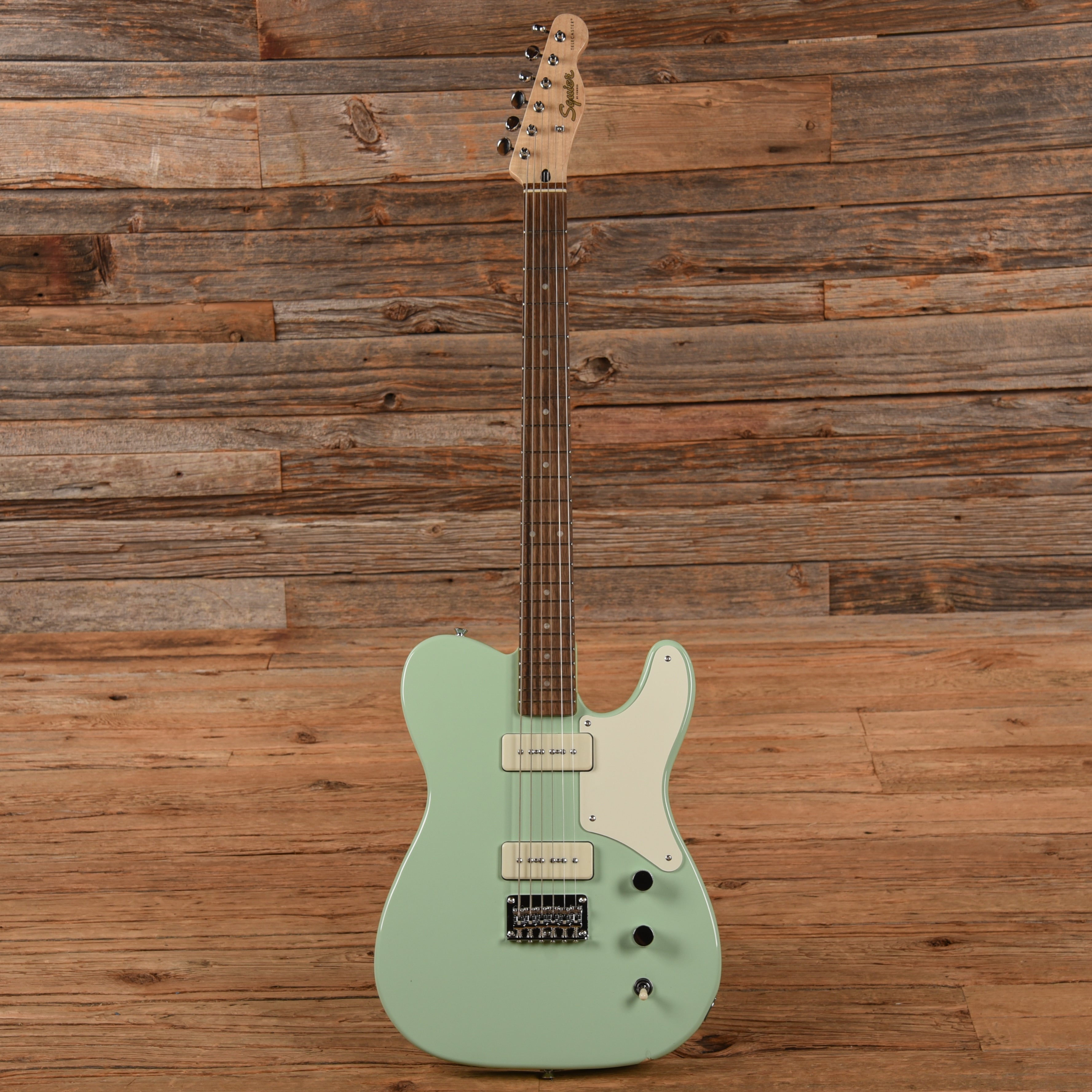 Squier Paranormal Baritone Cabronita Telecaster Surf Green 2021 Electric Guitars / Solid Body