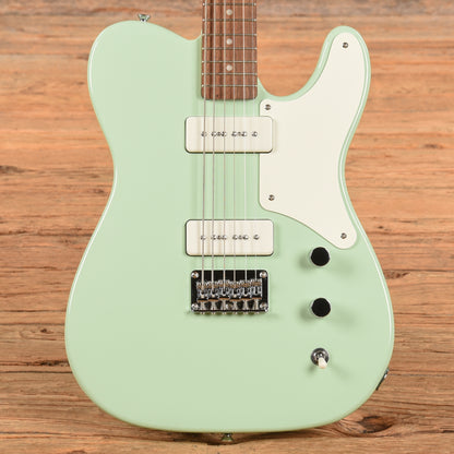 Squier Paranormal Cabronita Baritone Telecaster Surf Green 2021 Electric Guitars / Solid Body