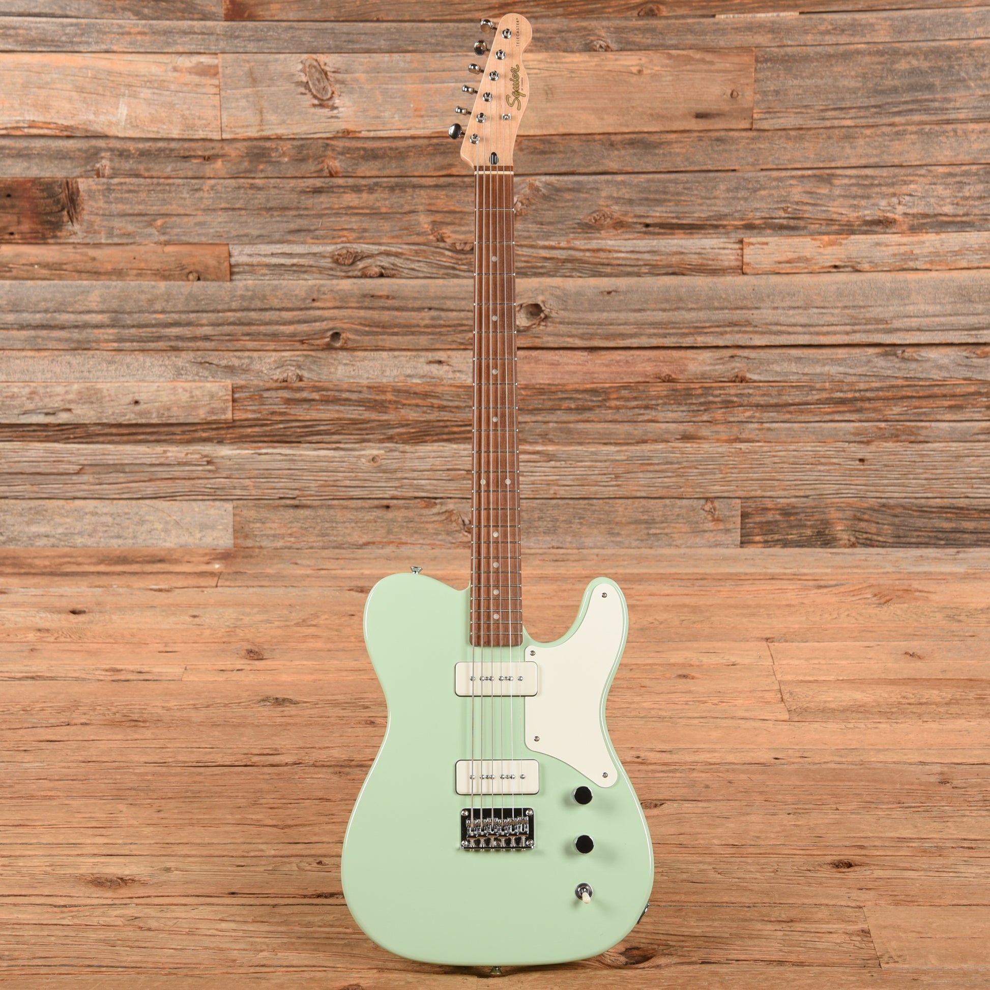 Squier Paranormal Cabronita Baritone Telecaster Surf Green 2021 Electric Guitars / Solid Body