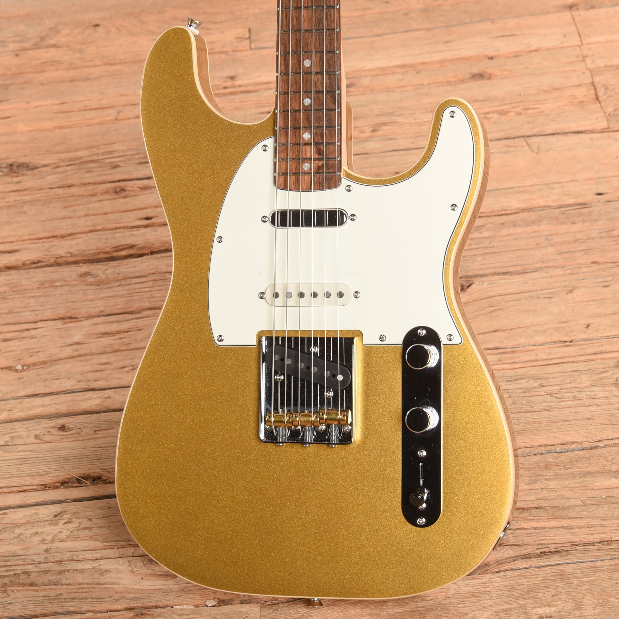 Squier Paranormal Custom Nashville Stratocaster Aztec Gold 2023 Electric Guitars / Solid Body