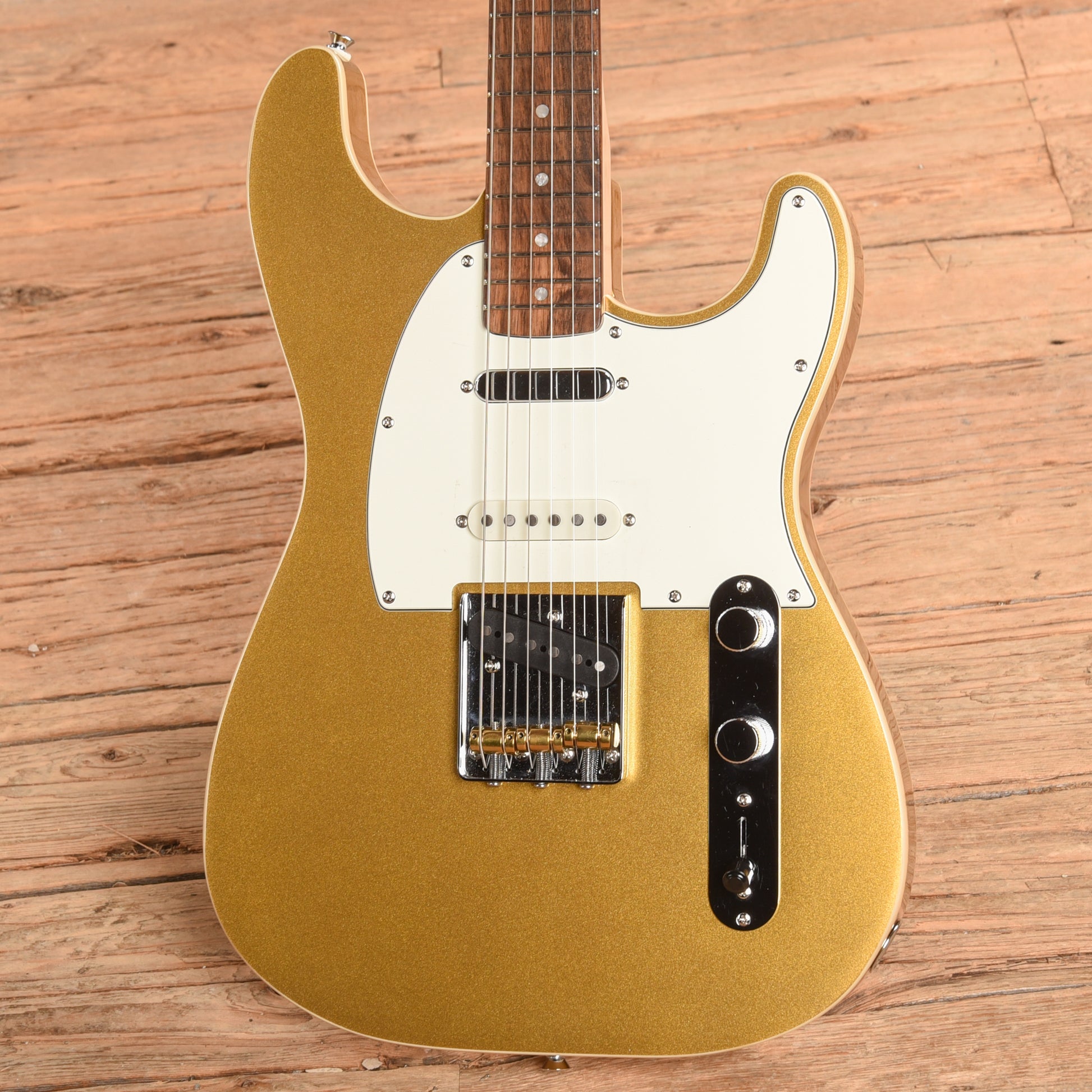 Squier Paranormal Custom Nashville Stratocaster Aztec Gold 2023 Electric Guitars / Solid Body