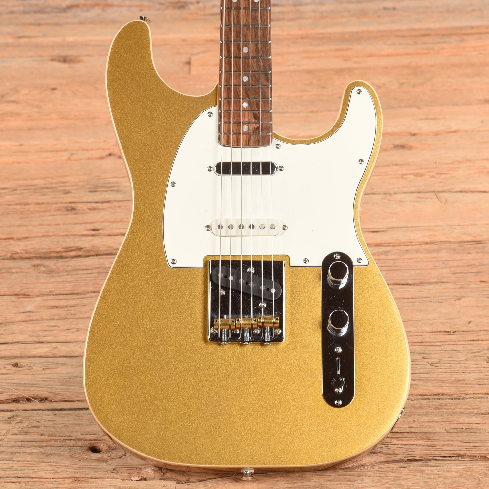 Squier Paranormal Custom Nashville Stratocaster Aztec Gold 2023 Electric Guitars / Solid Body