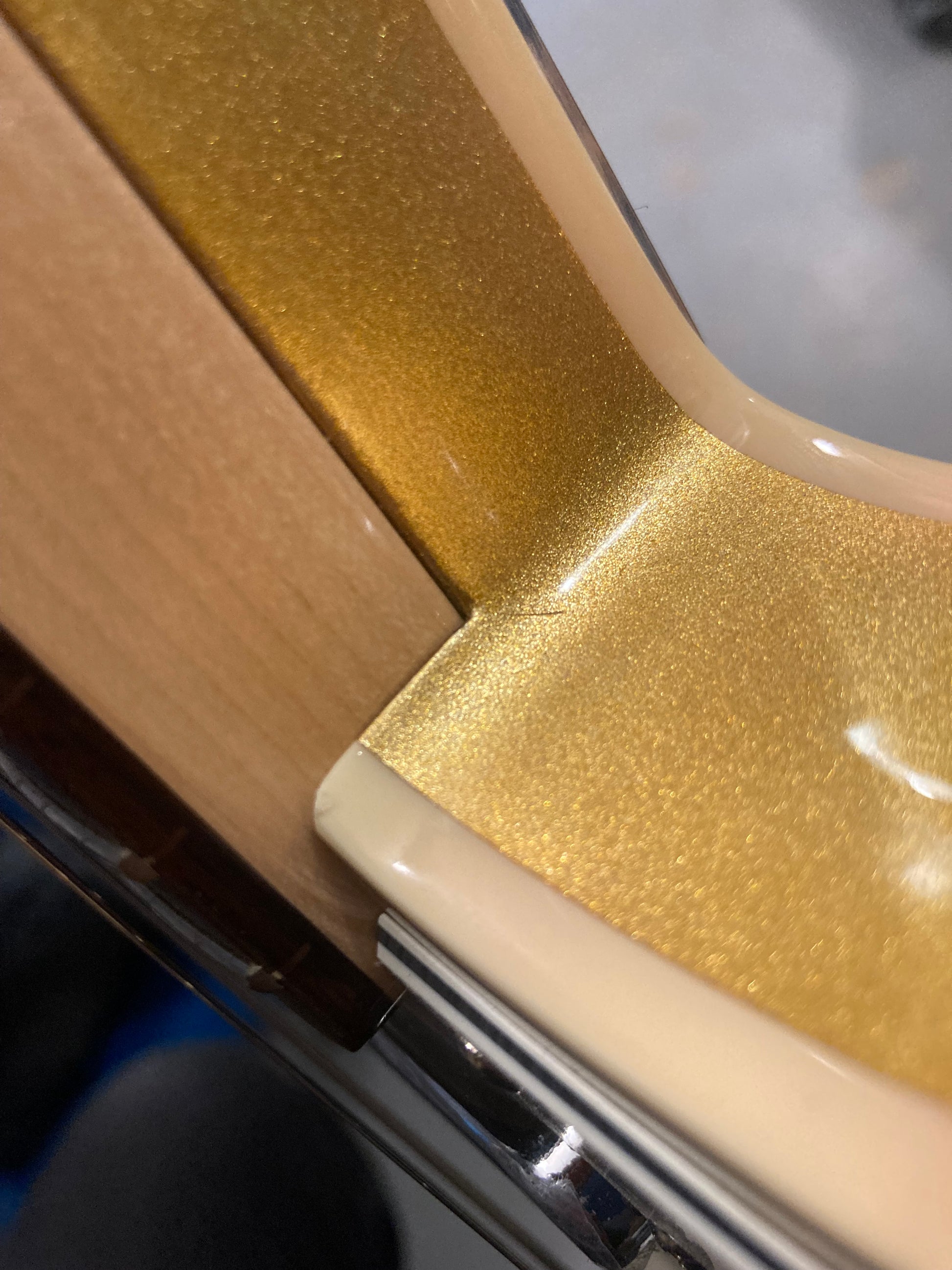 Squier Paranormal Custom Nashville Stratocaster Aztec Gold Electric Guitars / Solid Body