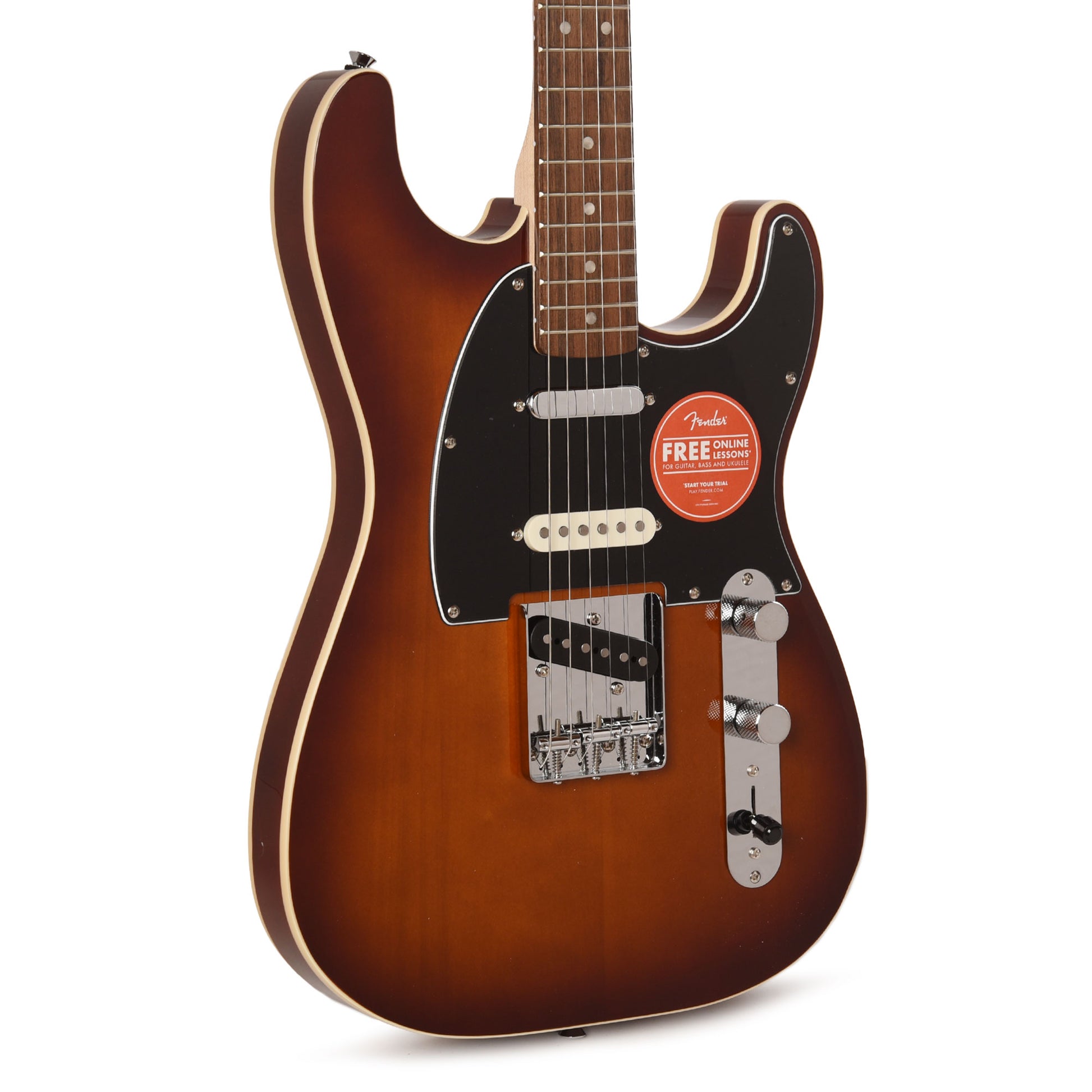 Squier Paranormal Custom Nashville Stratocaster Chocolate 2-Color Sunburst Electric Guitars / Solid Body