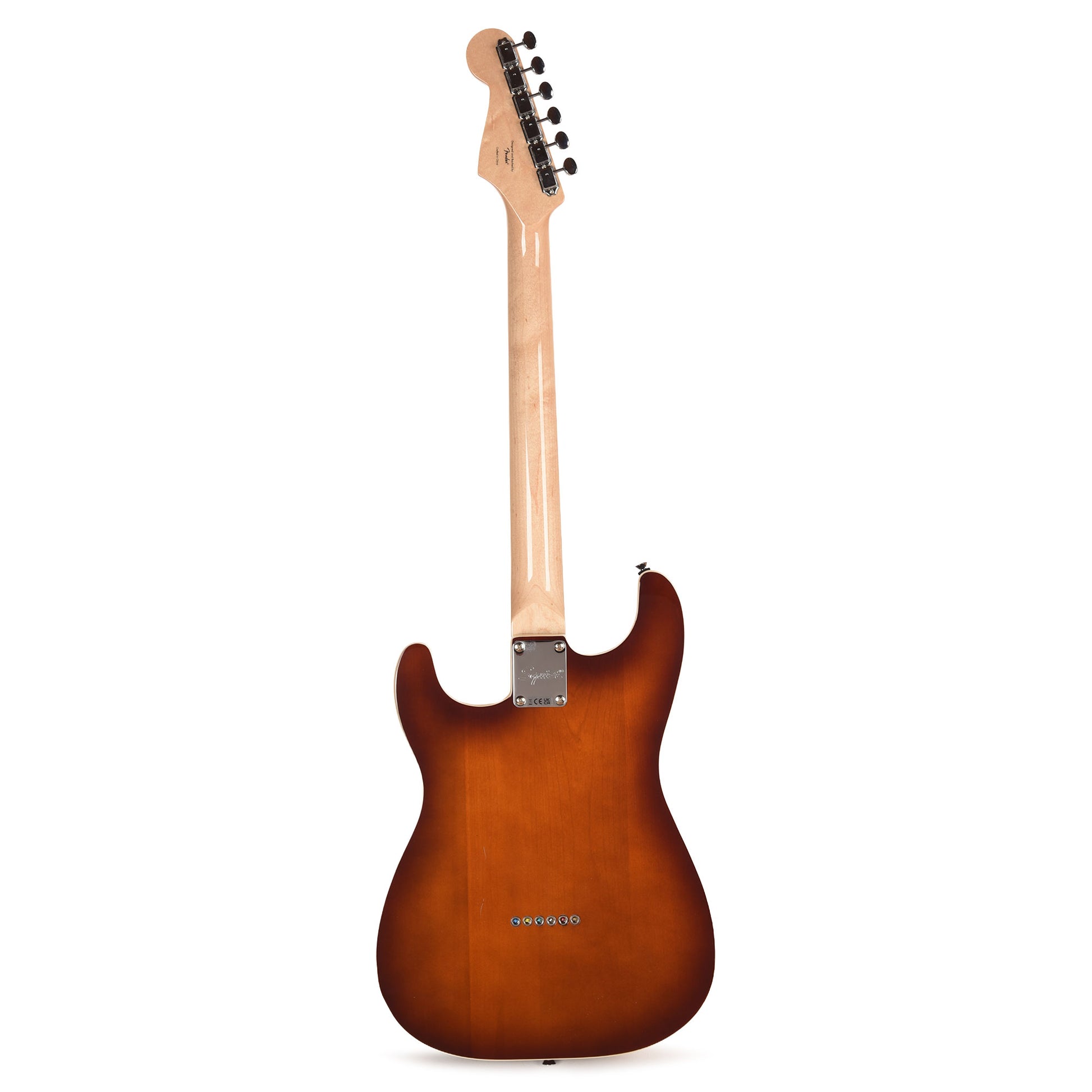 Squier Paranormal Custom Nashville Stratocaster Chocolate 2-Color Sunburst Electric Guitars / Solid Body