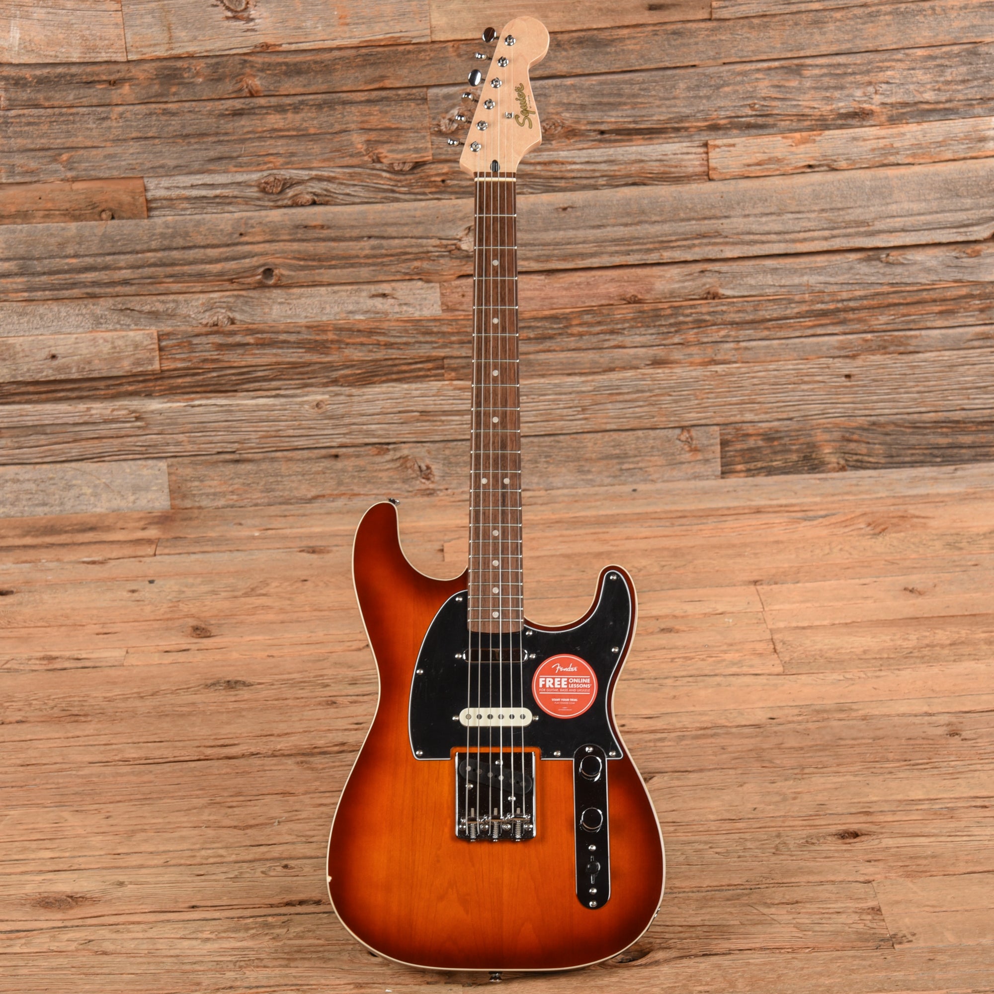 Squier Paranormal Custom Nashville Stratocaster Chocolate 2-Color Sunburst Electric Guitars / Solid Body