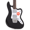 Squier Paranormal Rascal Bass HH Metallic Black Electric Guitars / Solid Body