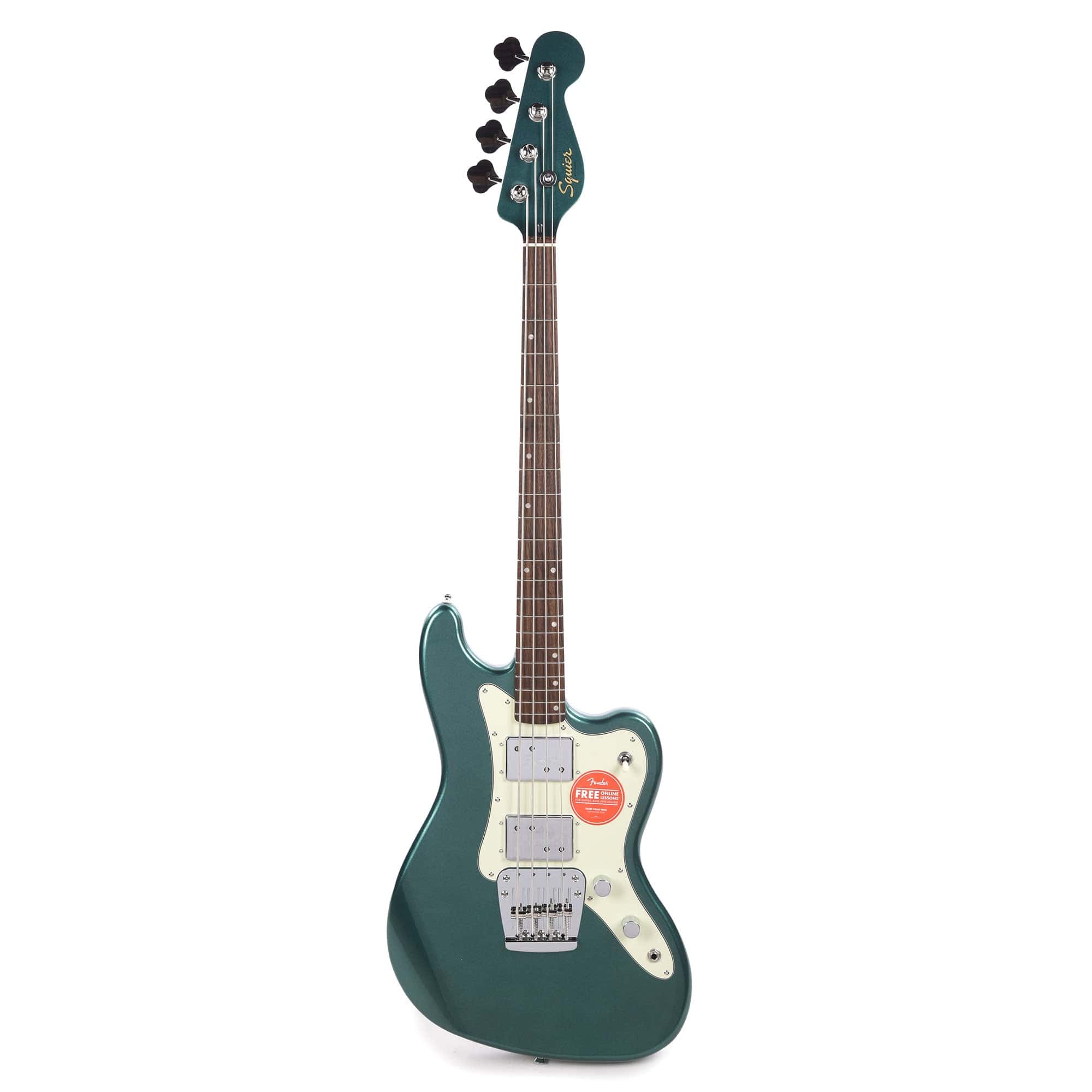 Squier Paranormal Rascal Bass HH Sherwood Green – Chicago Music Exchange