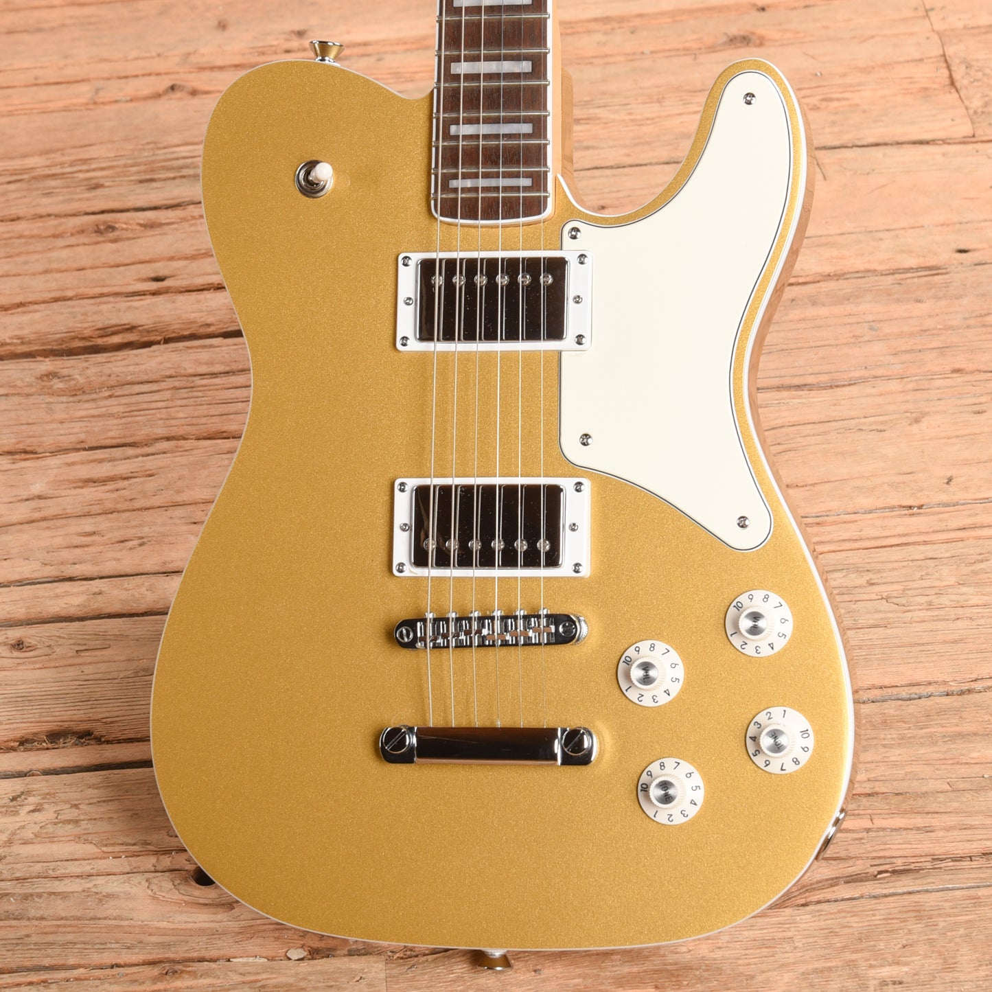 Squier Paranormal Troublemaker Telecaster Deluxe Aztec Gold 2024 Electric Guitars / Solid Body