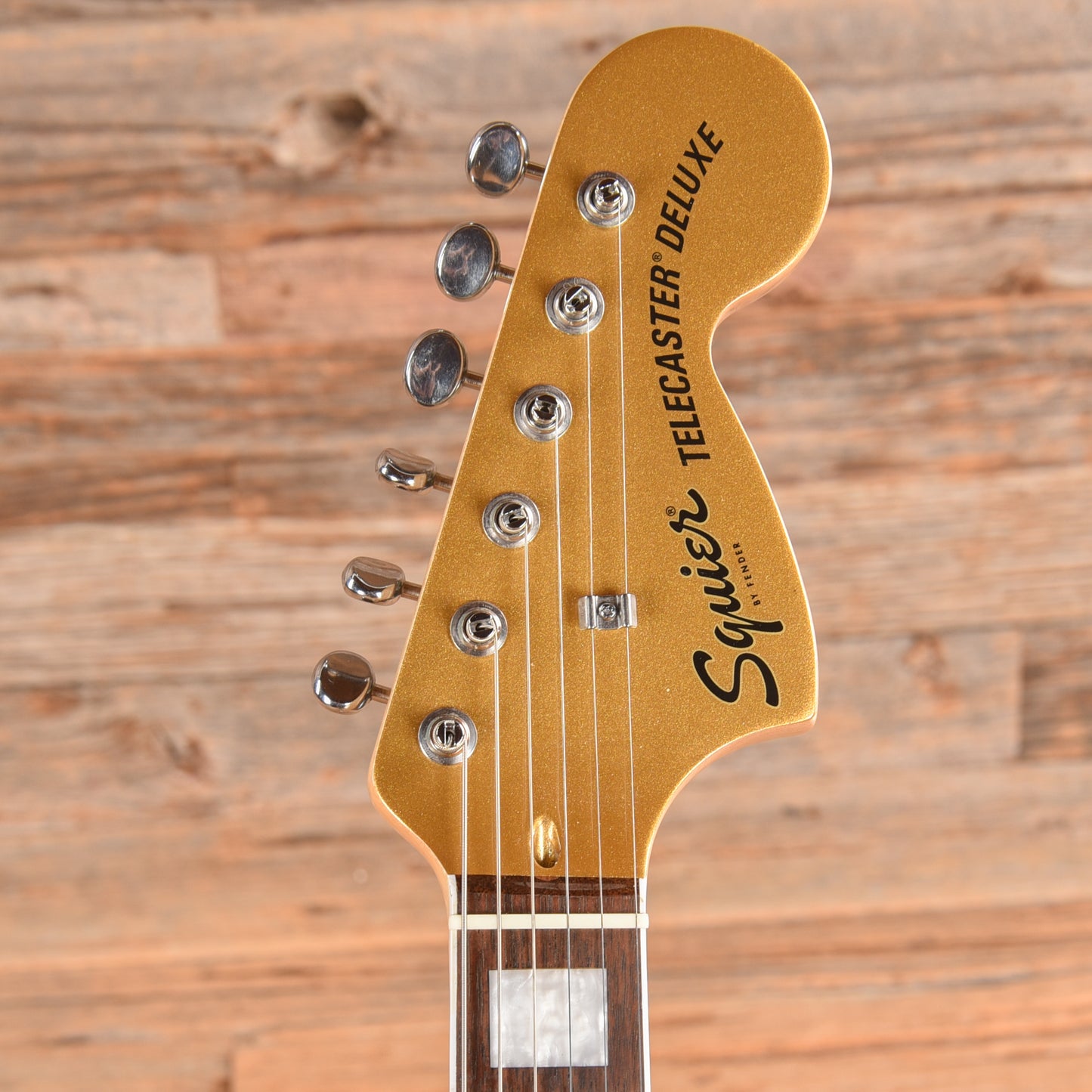 Squier Paranormal Troublemaker Telecaster Deluxe Aztec Gold 2024 Electric Guitars / Solid Body