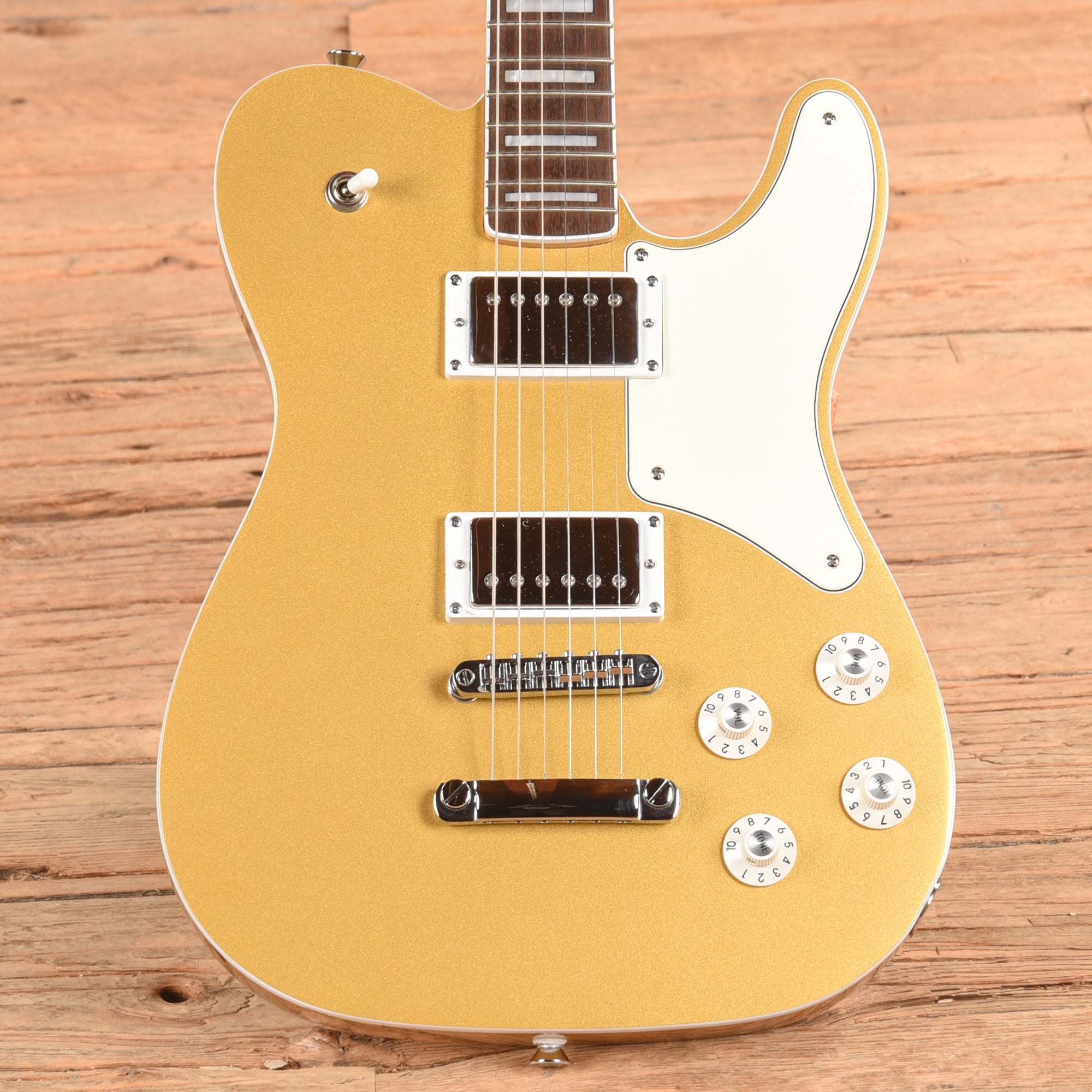 Squier Paranormal Troublemaker Telecaster Deluxe Aztec Gold 2024 Electric Guitars / Solid Body