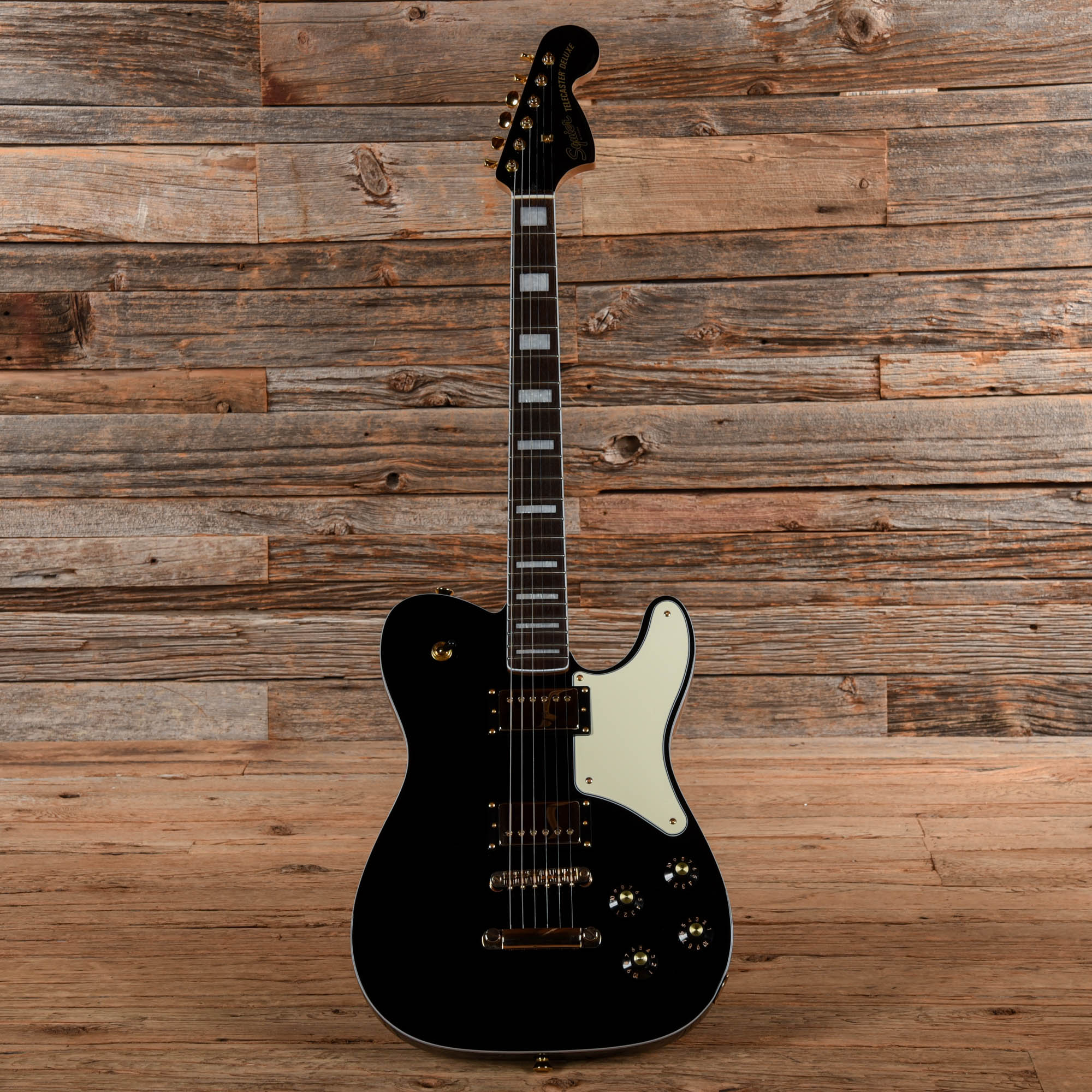 Squier Paranormal Troublemaker Telecaster Deluxe Black 2024 Electric Guitars / Solid Body