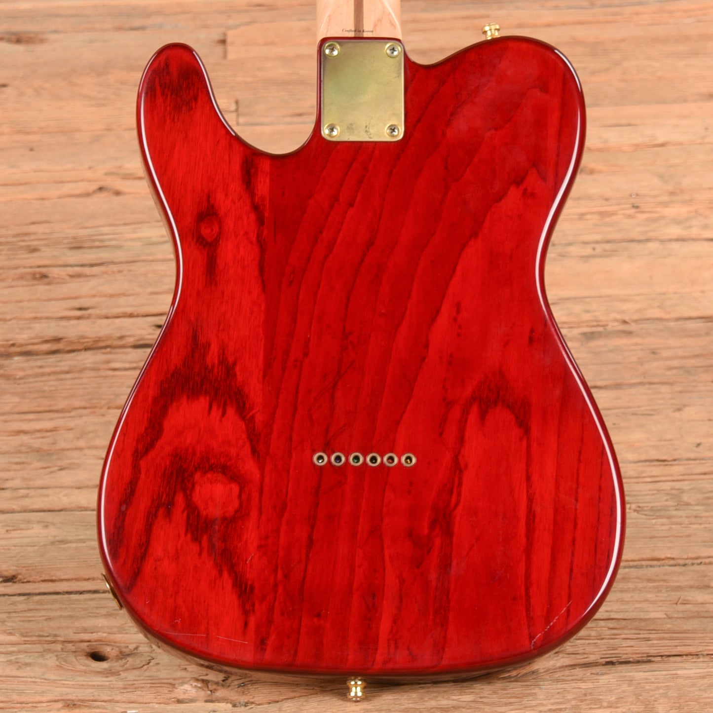 Squier Protone Thinline Telecaster Crimson Red 1997 Electric Guitars / Solid Body