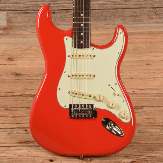 Squier Simon Neil Classic Vibe Stratocaster 60s Fiesta Red 2014 Electric Guitars / Solid Body