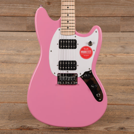Squier Sonic Mustang HH Flash Pink Electric Guitars / Solid Body